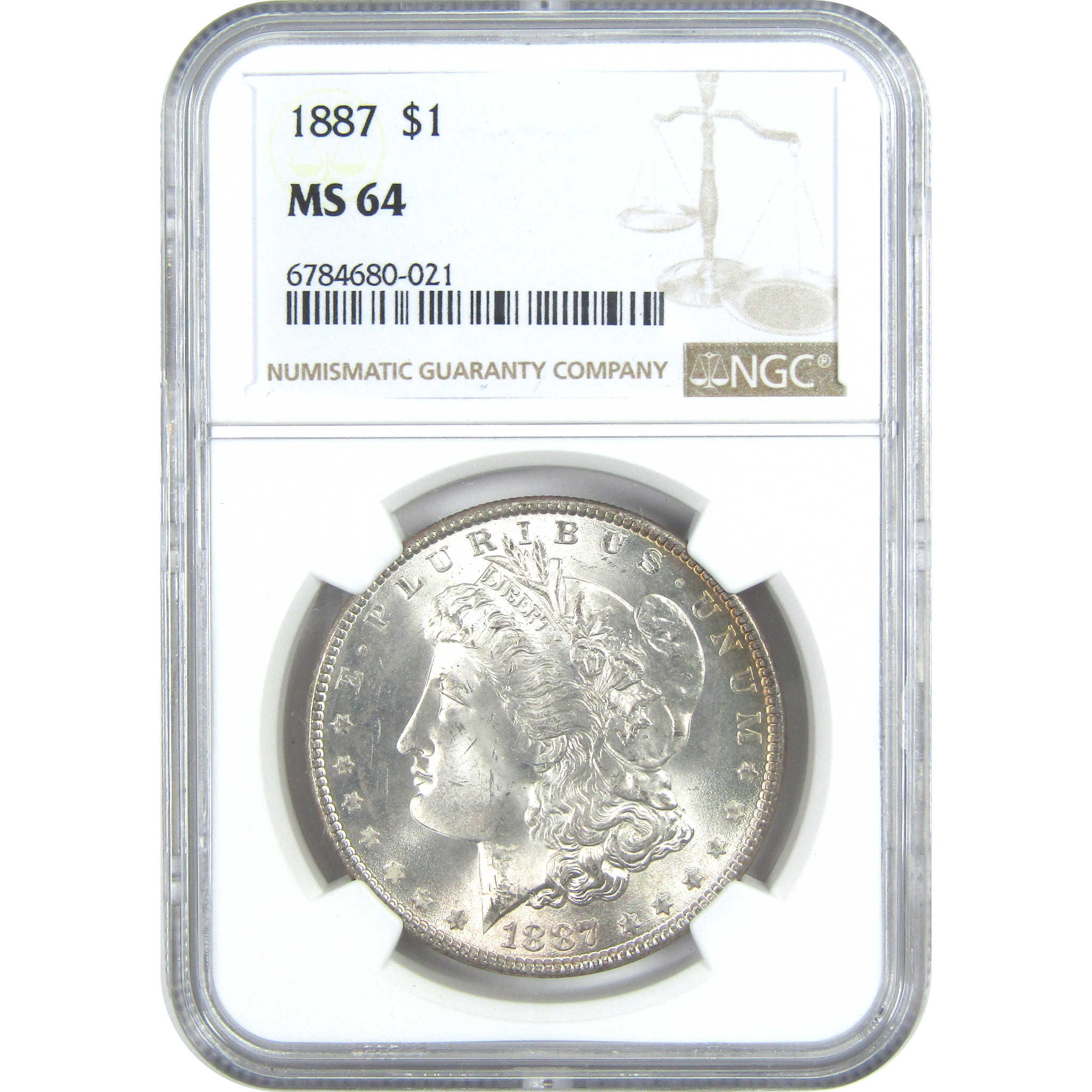 1887 Morgan Dollar MS 64 NGC Silver $1 Uncirculated Coin SKU:I15691 - Morgan coin - Morgan silver dollar - Morgan silver dollar for sale - Profile Coins &amp; Collectibles