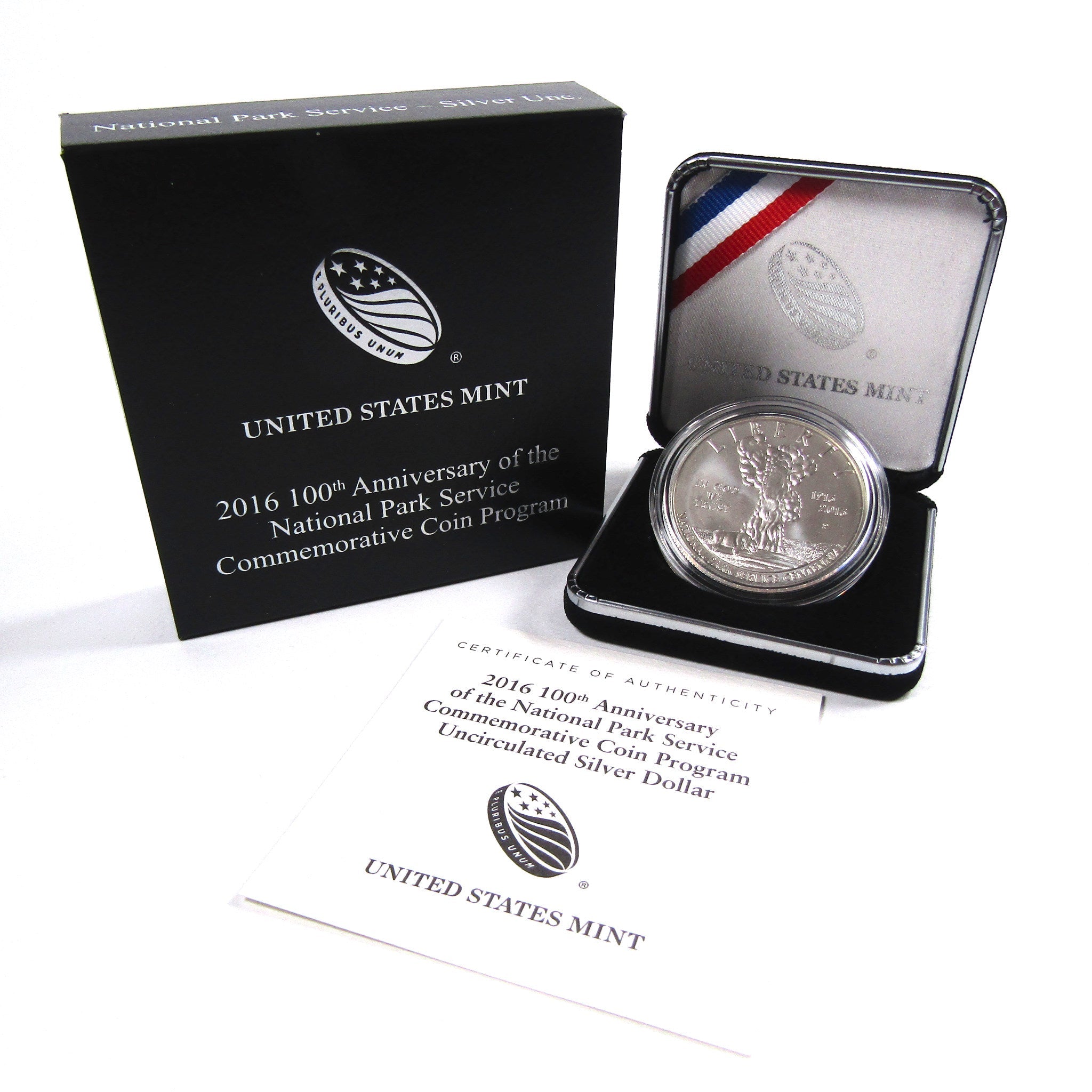 National Park Service 2016 P BU Uncirculated Silver $1 OGP SKU:CPC1806