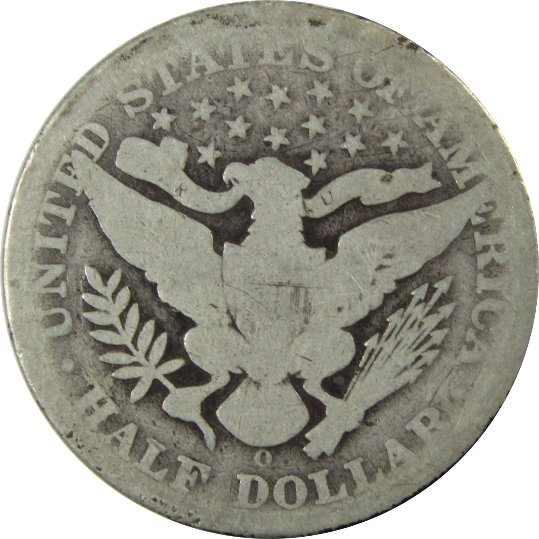 1899 O Barber Silver Half Dollar AG About Good 50c Coin SKU:I25960