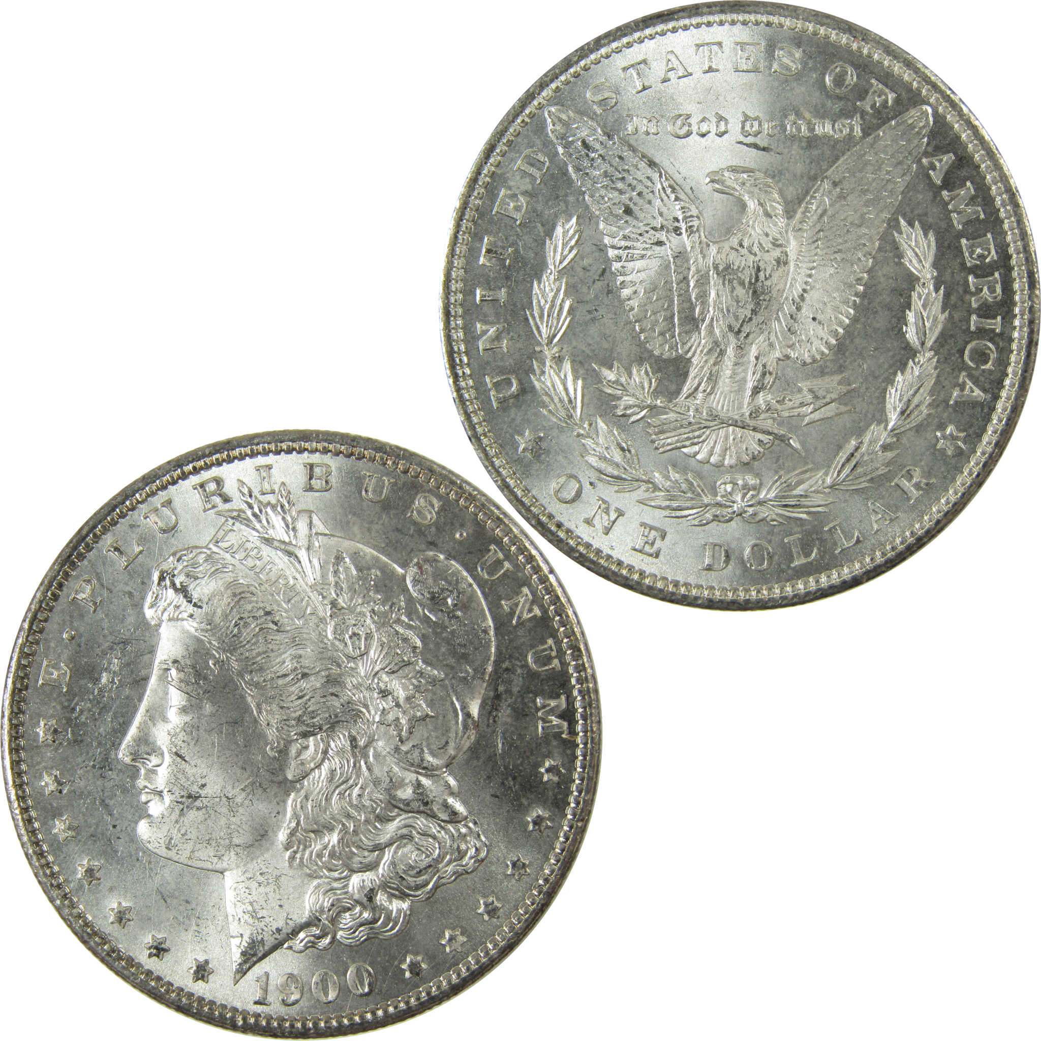 1900 Morgan Silver Dollar Uncirculated Mint State $1 Coin SKU:I27739