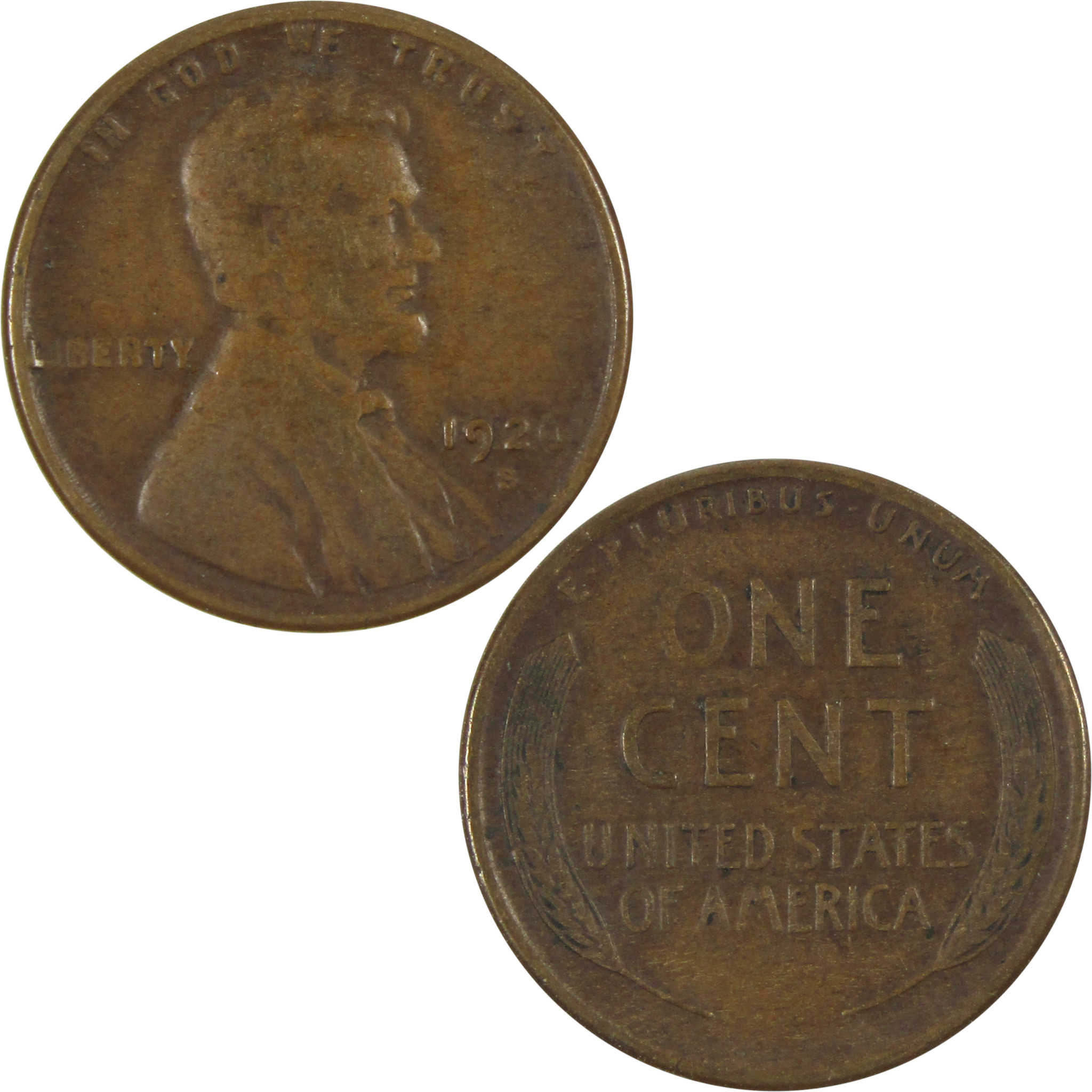 1926 S Lincoln Wheat Cent VF Very Fine Penny 1c Coin SKU:I15212