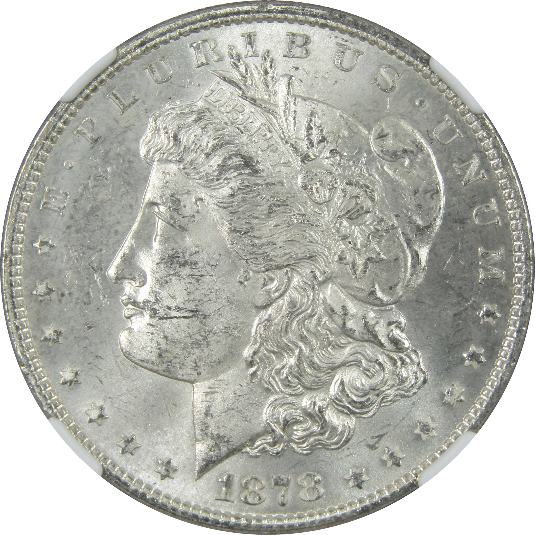 1878 7TF Rev 78 Morgan Dollar MS 62 NGC Uncirculated SKU:I14024 - Morgan coin - Morgan silver dollar - Morgan silver dollar for sale - Profile Coins &amp; Collectibles