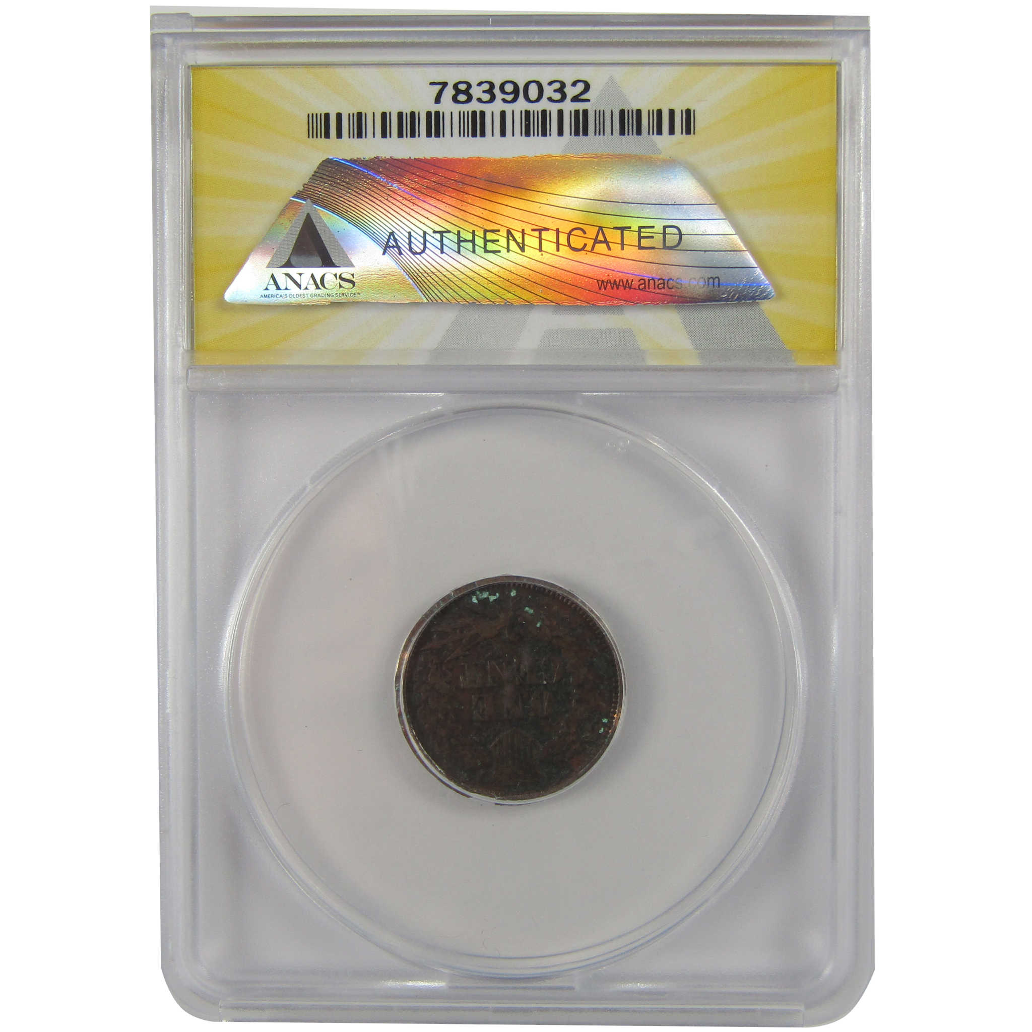 1868 Indian Head Cent VF 30 Details ANACS Penny 1c Coin SKU:I22281