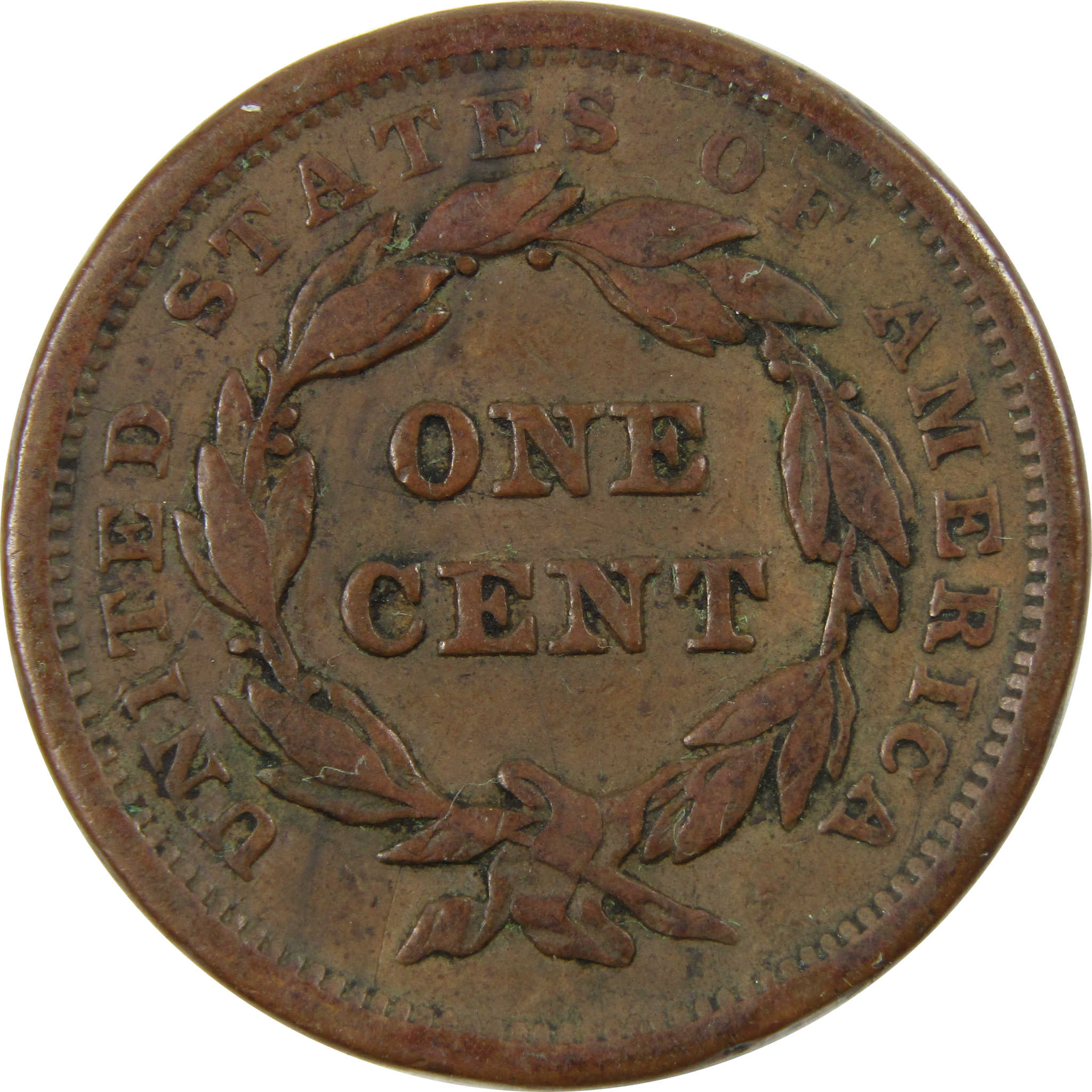 1842 Large Date Braided Hair Large Cent VF Very Fine 1c SKU:I10173