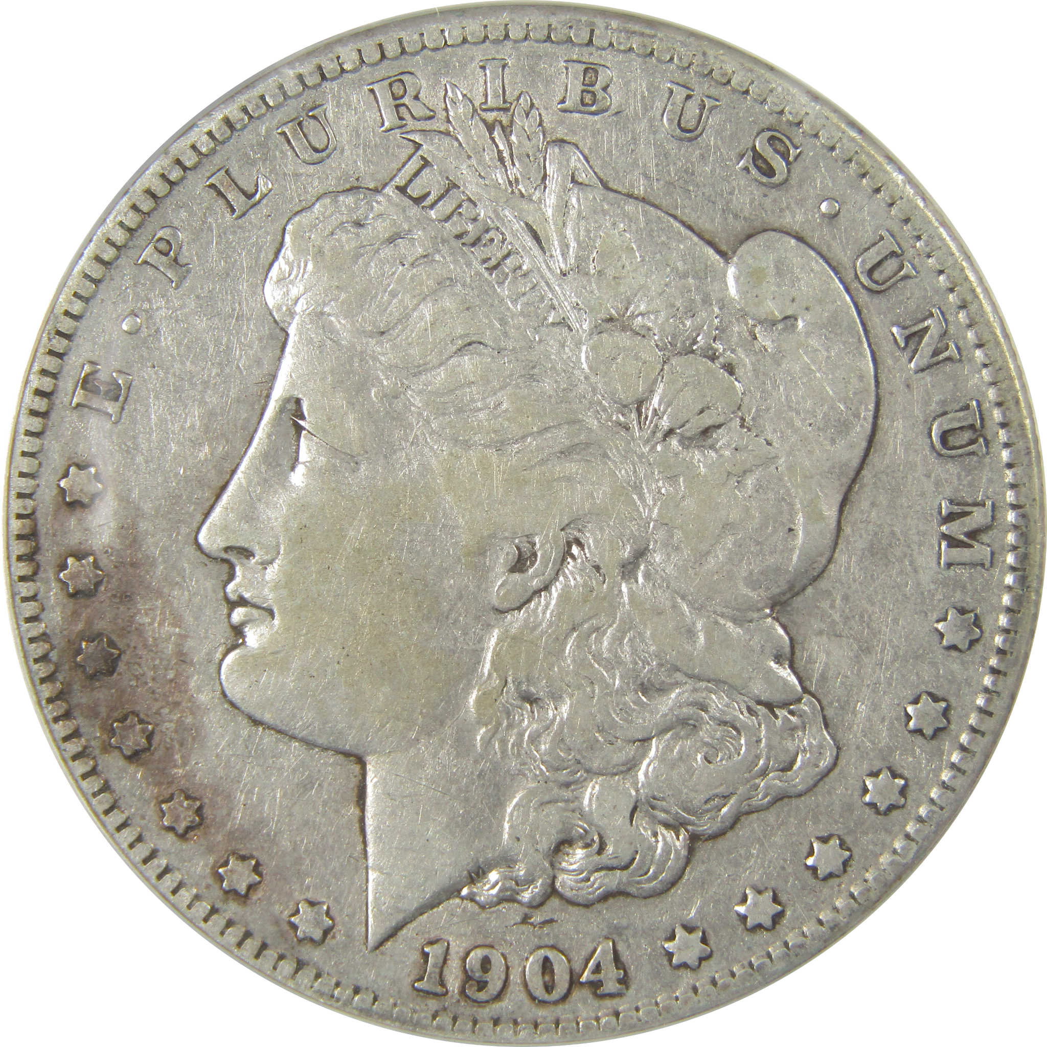 1904 S Morgan Dollar VF 20 Details ANACS Silver $1 Coin SKU:I21128 - Morgan coin - Morgan silver dollar - Morgan silver dollar for sale - Profile Coins &amp; Collectibles
