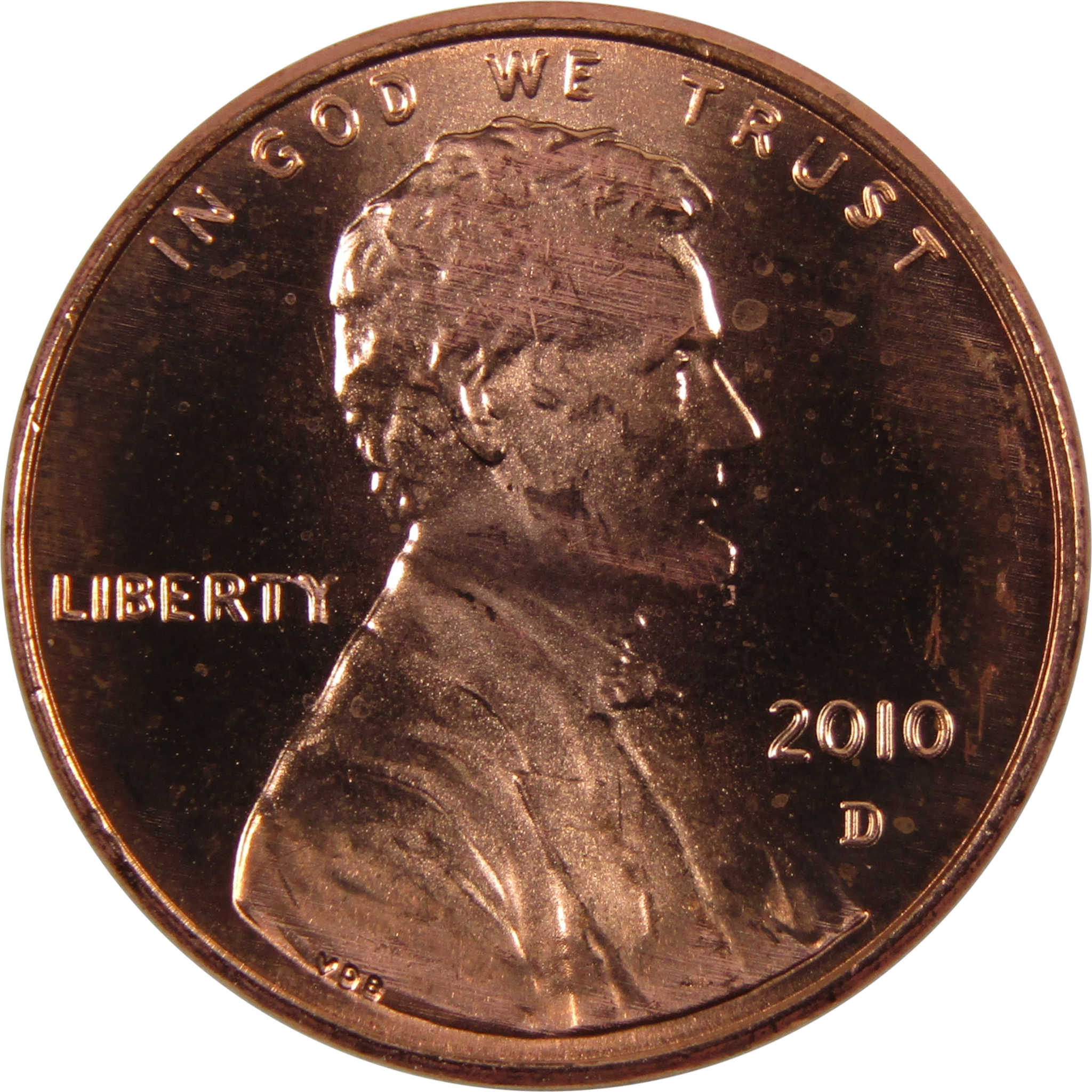 2010 D Lincoln Shield Cent BU Uncirculated Penny 1c Coin