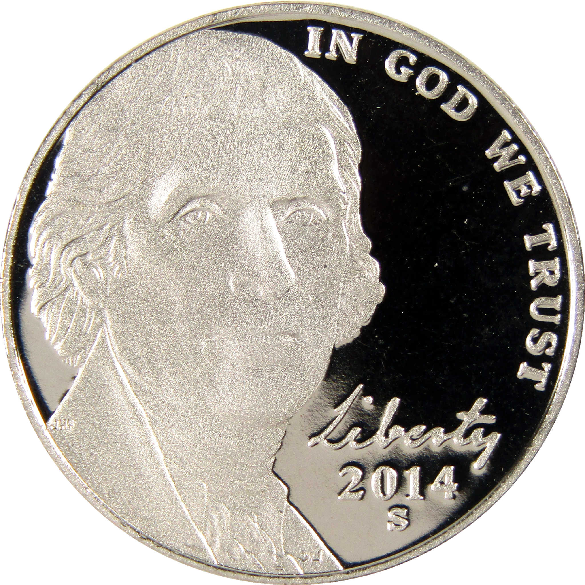 2014 S Jefferson Nickel Choice Proof 5c Coin