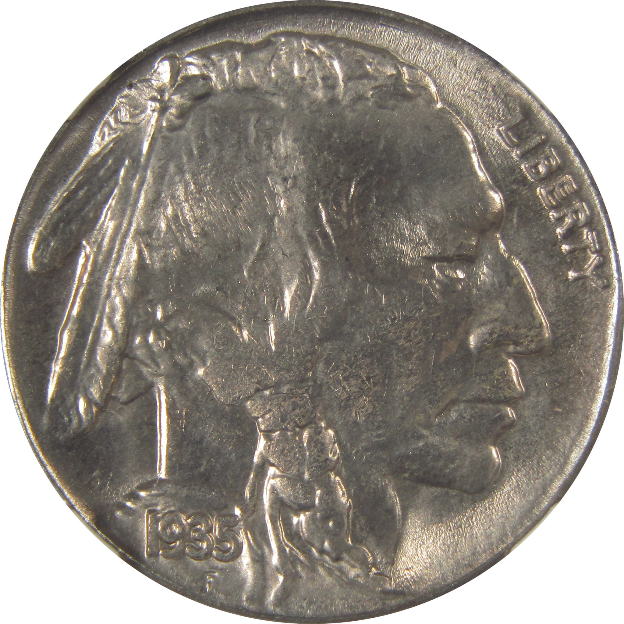 1935 S Indian Head Buffalo Nickel MS 66 NGC Bag Fragment SKU:I22666