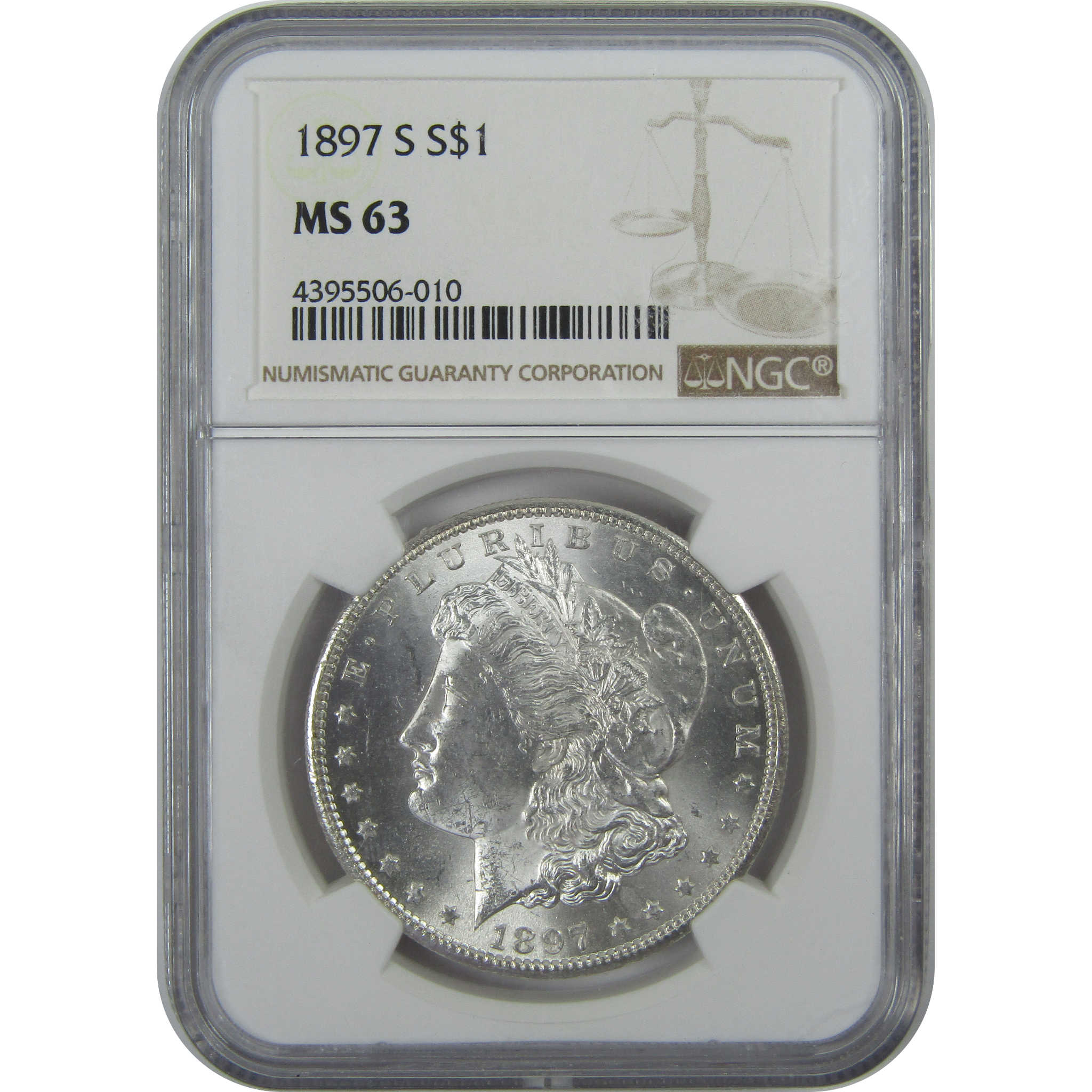 1897 S Morgan Dollar MS 63 NGC Silver $1 Uncirculated Coin SKU:I15814 - Morgan coin - Morgan silver dollar - Morgan silver dollar for sale - Profile Coins &amp; Collectibles