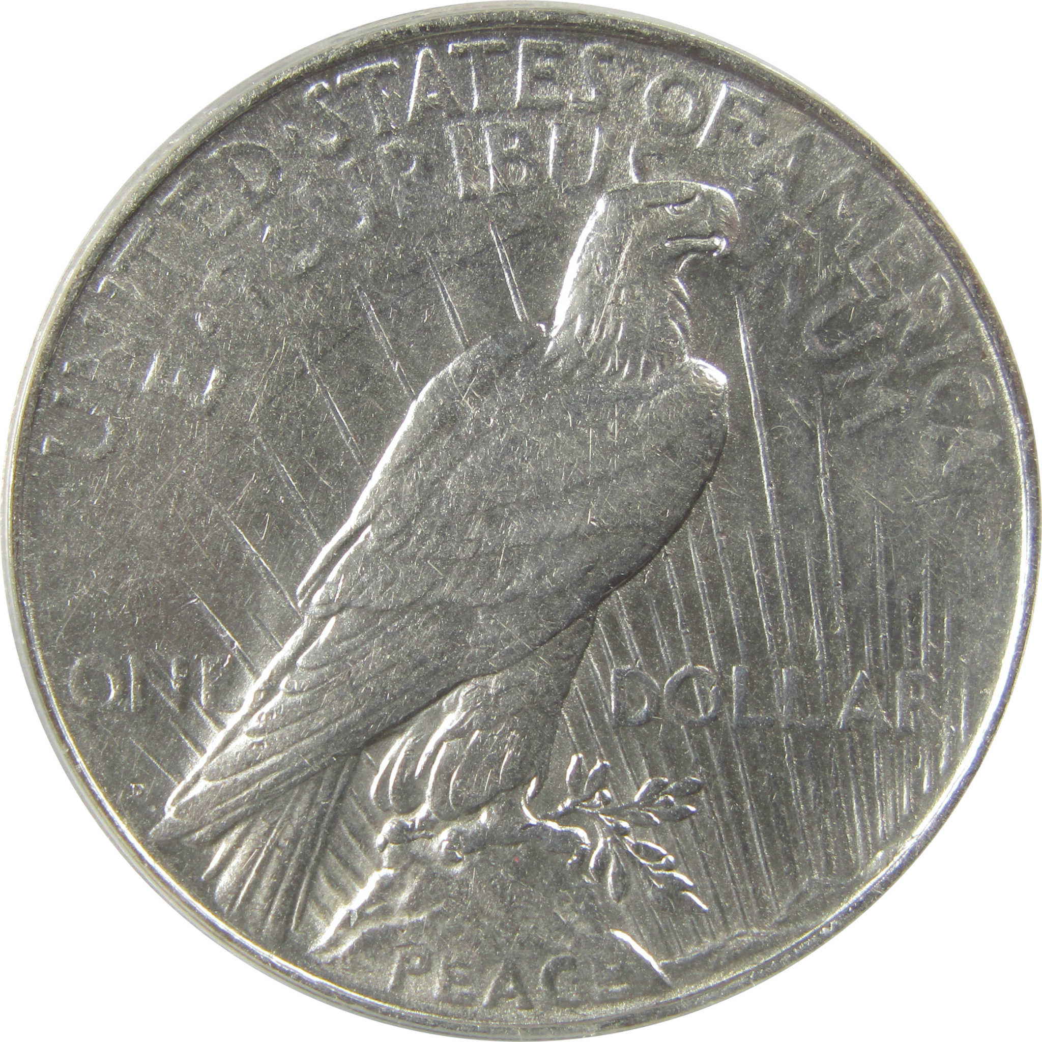 1923 D Peace Dollar AU 55 Details ANACS Silver $1 Coin SKU:I22371