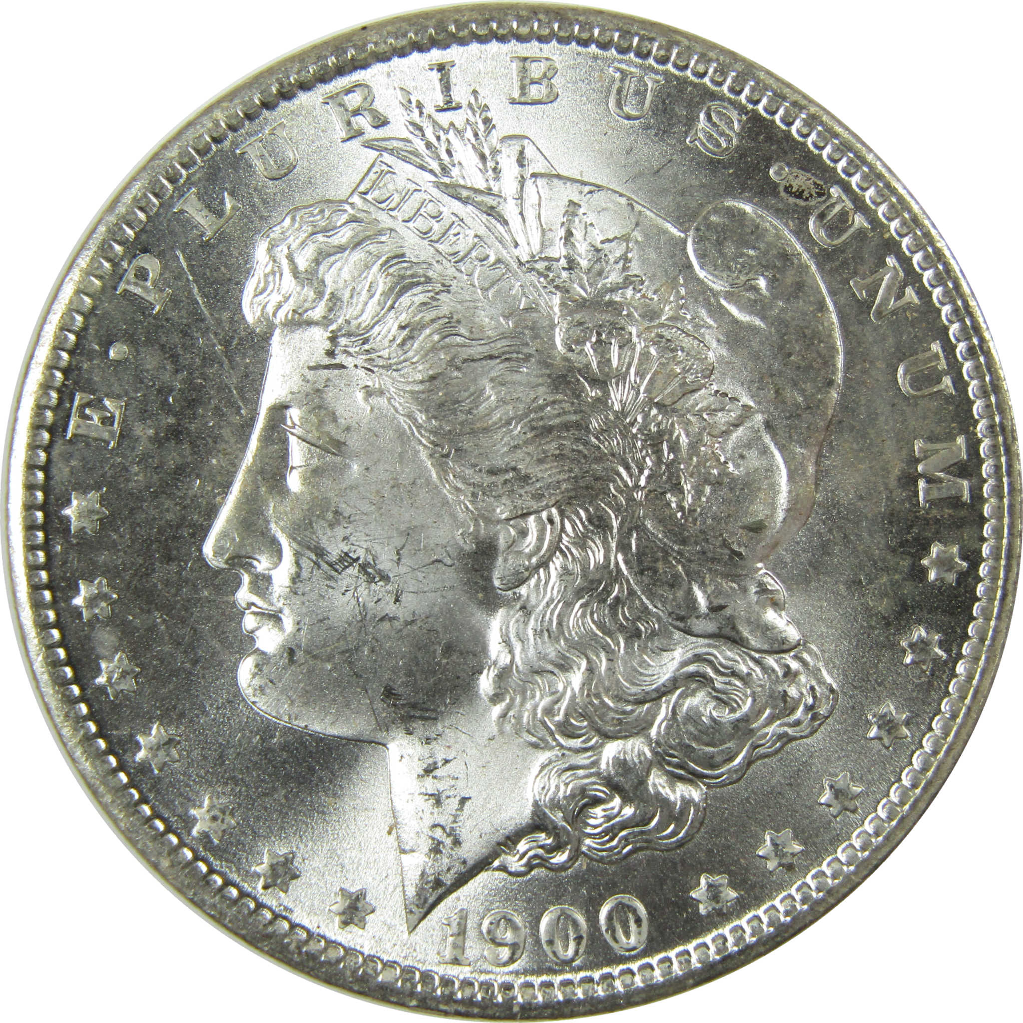 1900 O Morgan Silver Dollar Uncirculated Mint State $1 Coin SKU:I27745