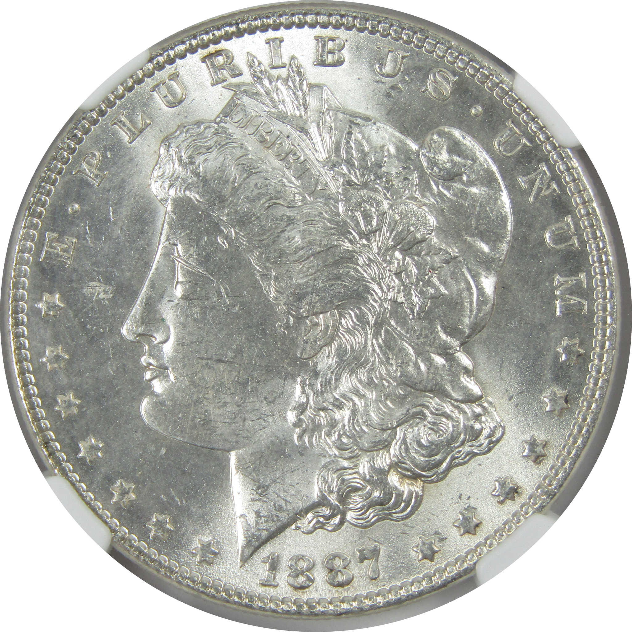 1887 Morgan Dollar MS 63 NGC Silver $1 Uncirculated Coin SKU:I15758 - Morgan coin - Morgan silver dollar - Morgan silver dollar for sale - Profile Coins &amp; Collectibles