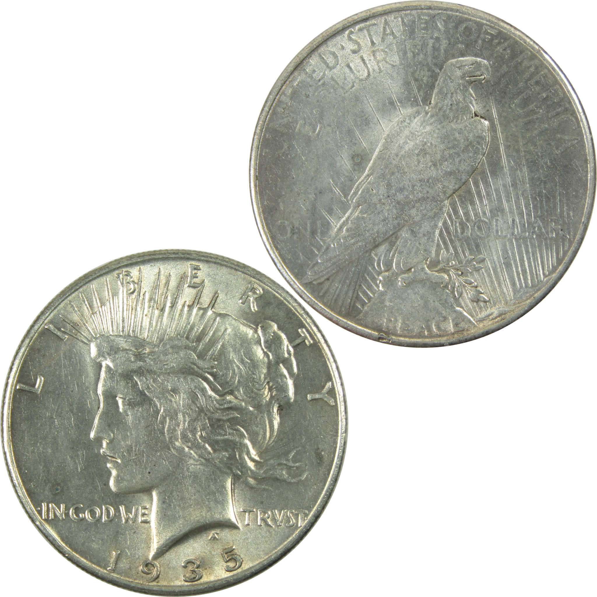 1935 Peace Dollar CH AU Choice About Uncirculated Silver SKU:CPC7919