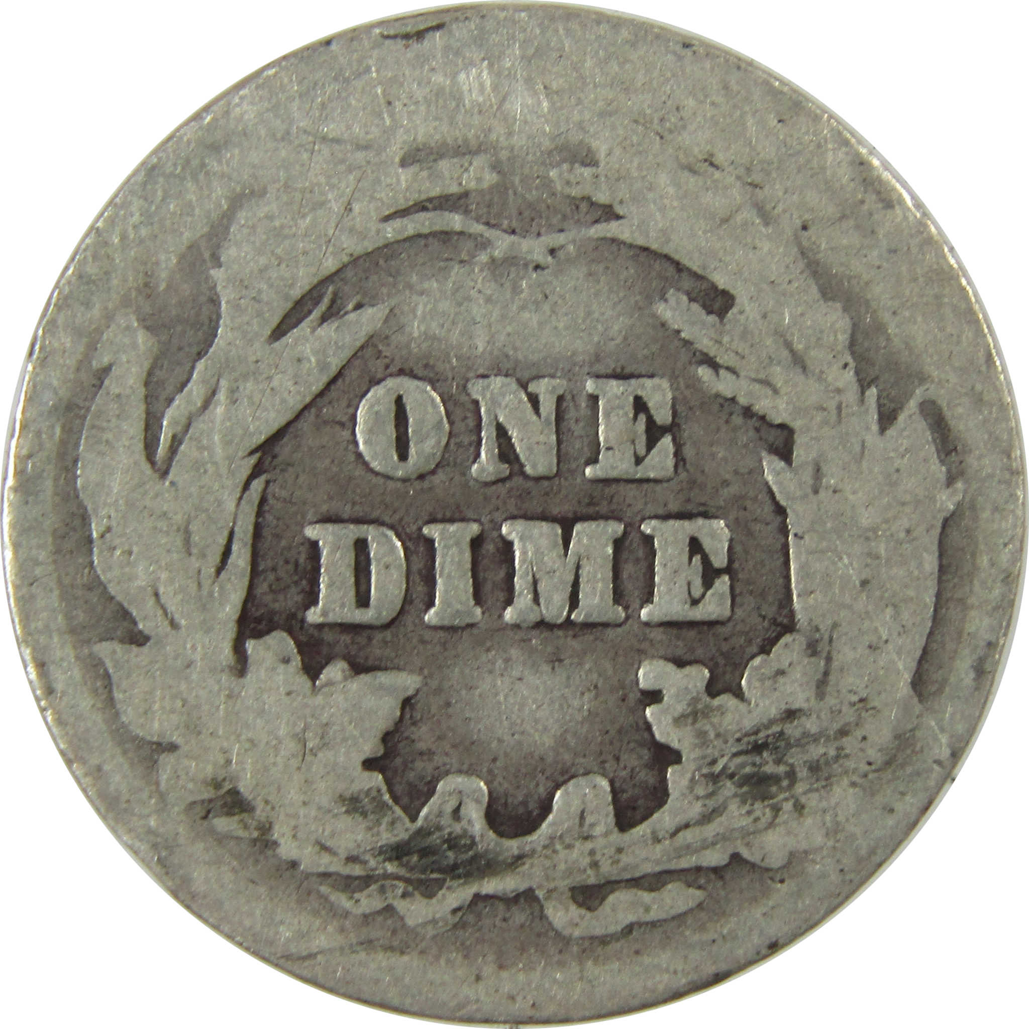 1902 Barber Silver Dime AG About Good 10c Coin Collectible SKU:CP722