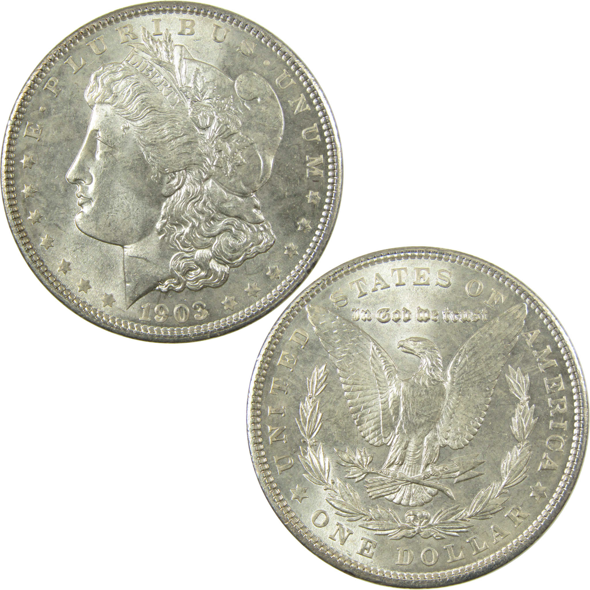 1903 Morgan Silver Dollar Uncirculated Mint State $1 Coin SKU:EL27094 - Morgan coin - Morgan silver dollar - Morgan silver dollar for sale - Profile Coins &amp; Collectibles