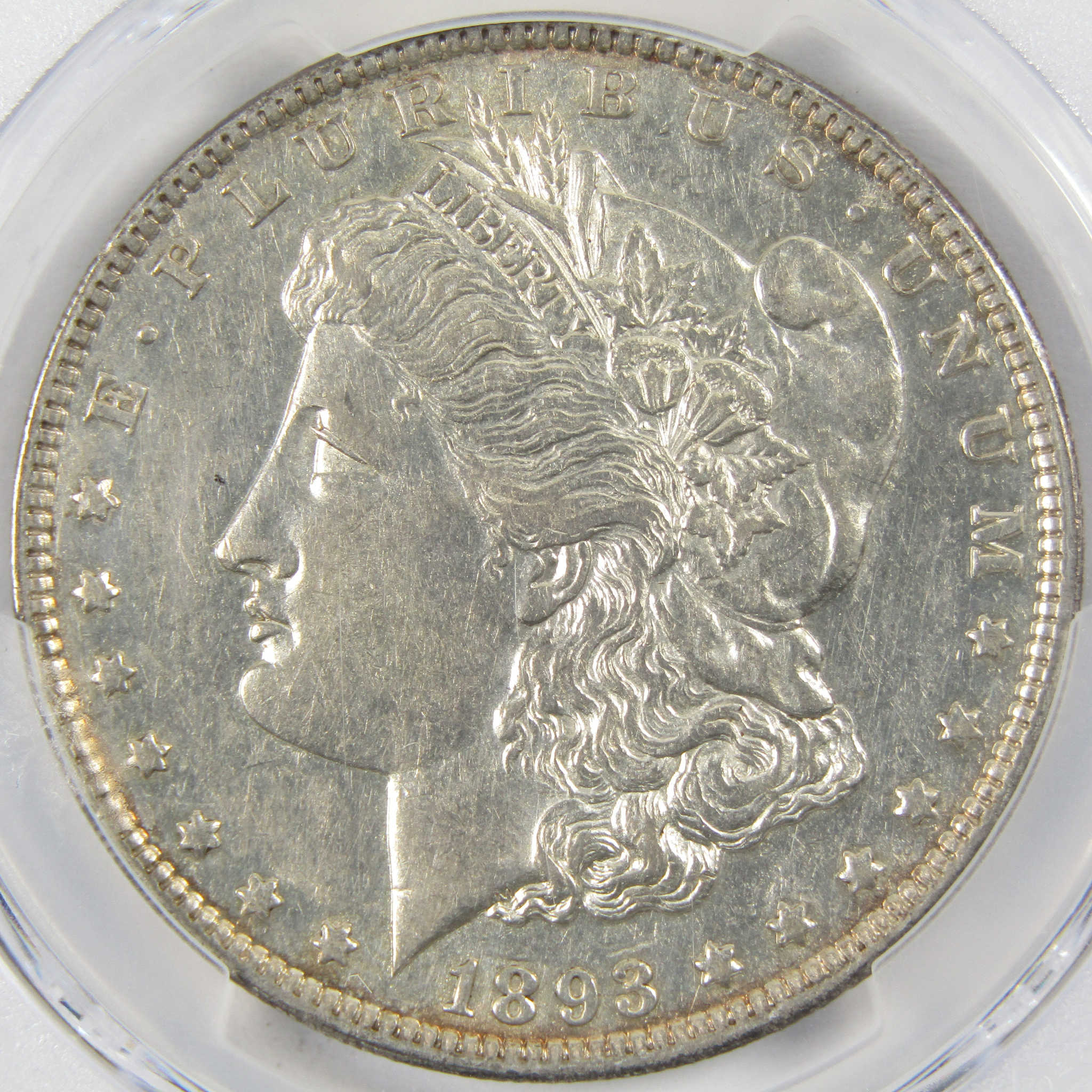 1893 Morgan Dollar AU Details PCGS 90% Silver $1 Coin SKU:I9731 - Morgan coin - Morgan silver dollar - Morgan silver dollar for sale - Profile Coins &amp; Collectibles