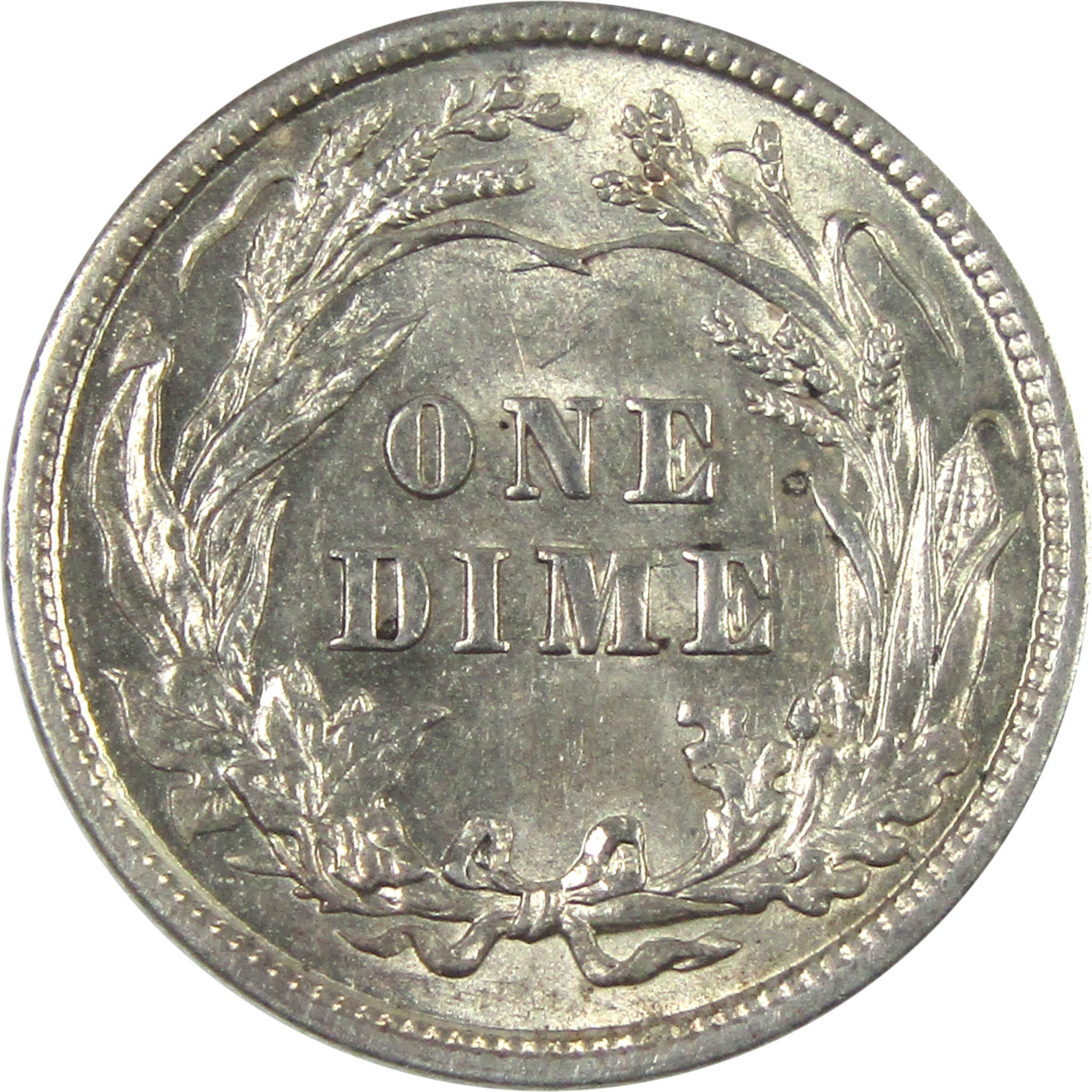 1906 Barber Dime Borderline Uncirculated Silver 10c Coin SKU:I15141