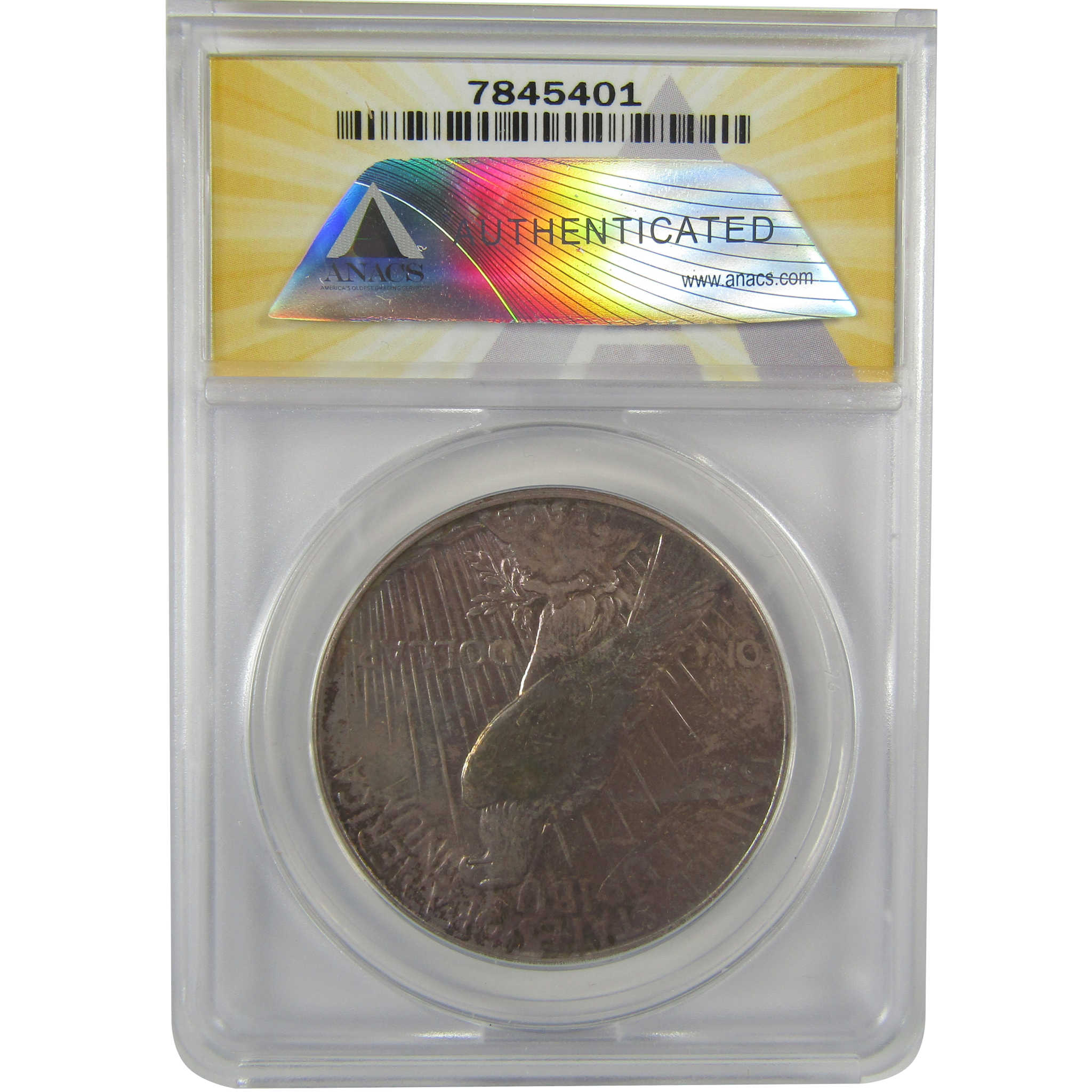 1934 Peace Dollar AU 55 Details ANACS Silver $1 Coin SKU:I21541