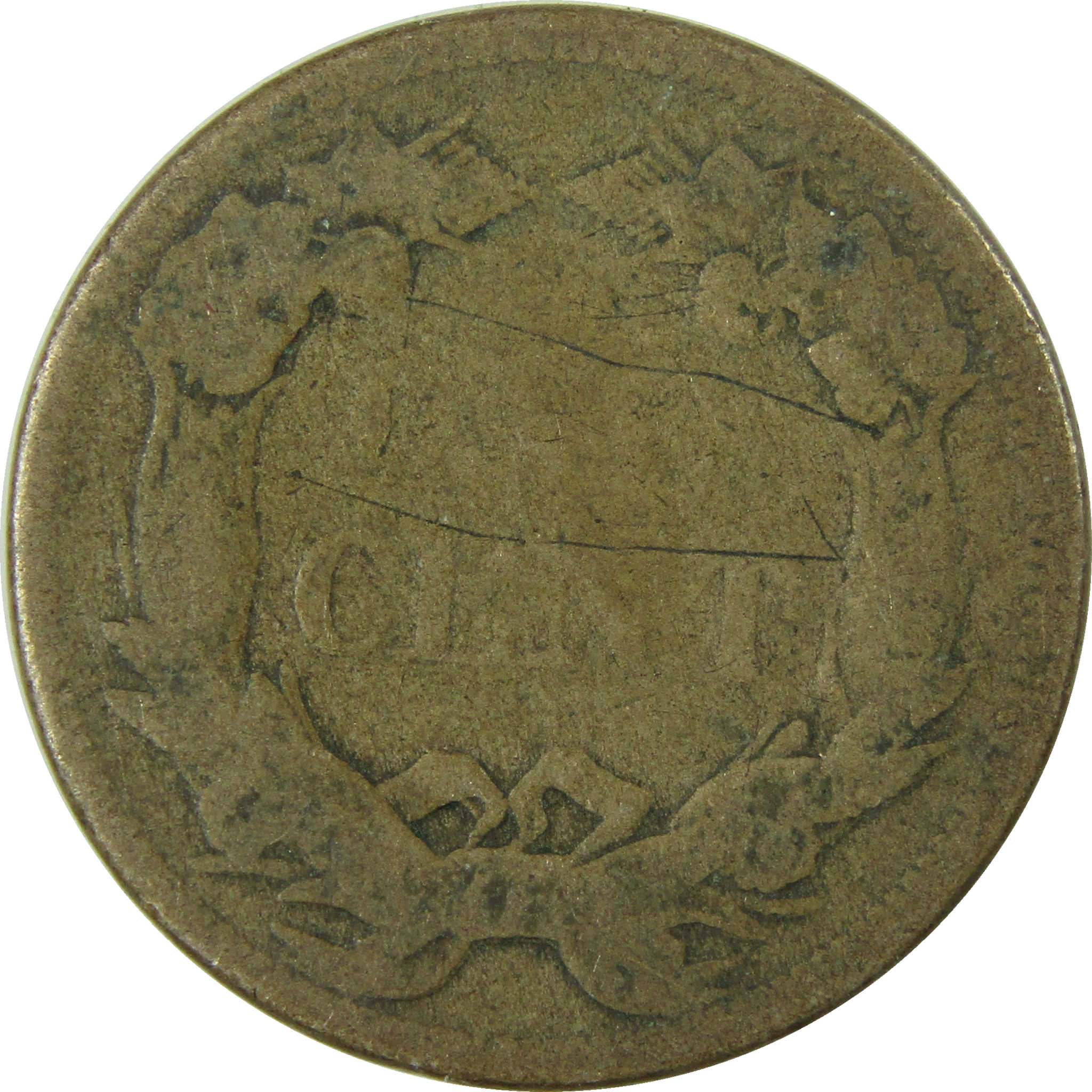 1858 Small Letters Flying Eagle Cent G Good Details SKU:I26968