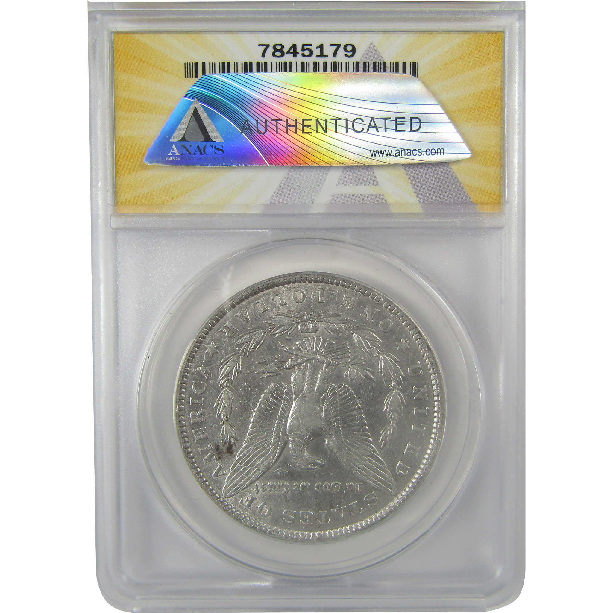 1901 Morgan Dollar AU 50 Details ANACS Silver $1 Coin SKU:I21282 - Morgan coin - Morgan silver dollar - Morgan silver dollar for sale - Profile Coins &amp; Collectibles