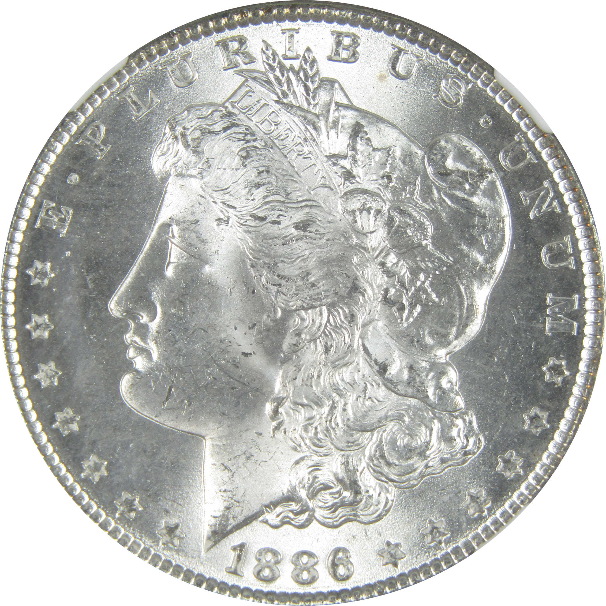 1886 Morgan Dollar MS 64 NGC Silver $1 Uncirculated Coin SKU:I15635 - Morgan coin - Morgan silver dollar - Morgan silver dollar for sale - Profile Coins &amp; Collectibles