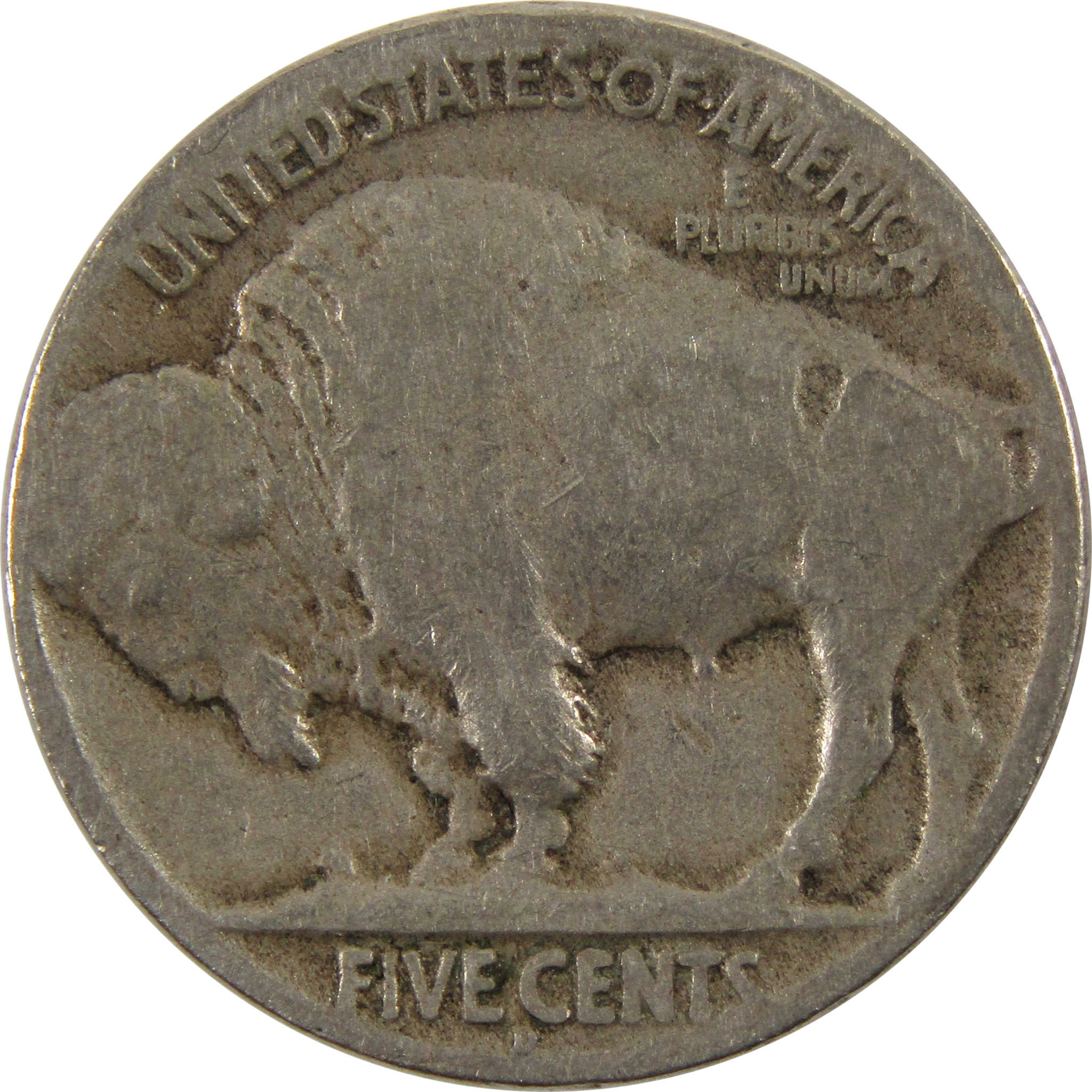 1914 D Indian Head Buffalo Nickel G Good 5c Coin SKU:I9167