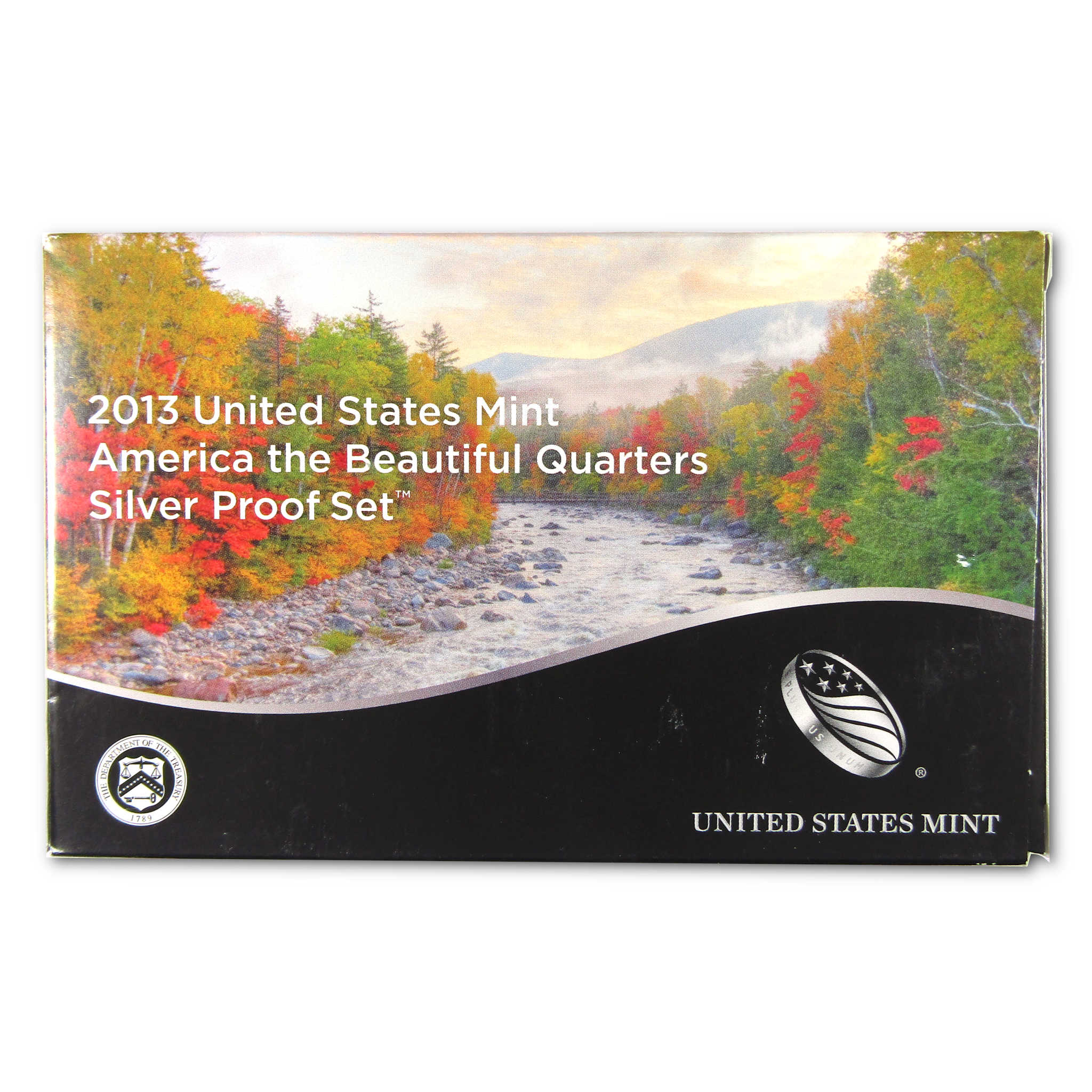 2013 America the Beautiful Quarter Silver Proof Set U.S. Mint OGP COA
