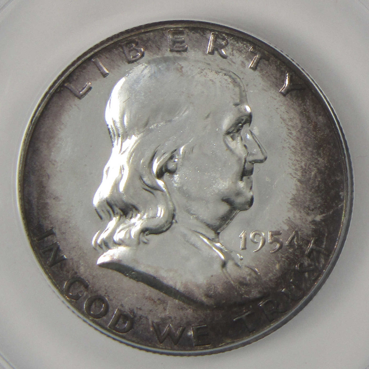 1954 Franklin Silver Half Dollar PF 64 ANACS Proof 50c Coin SKU:I28772
