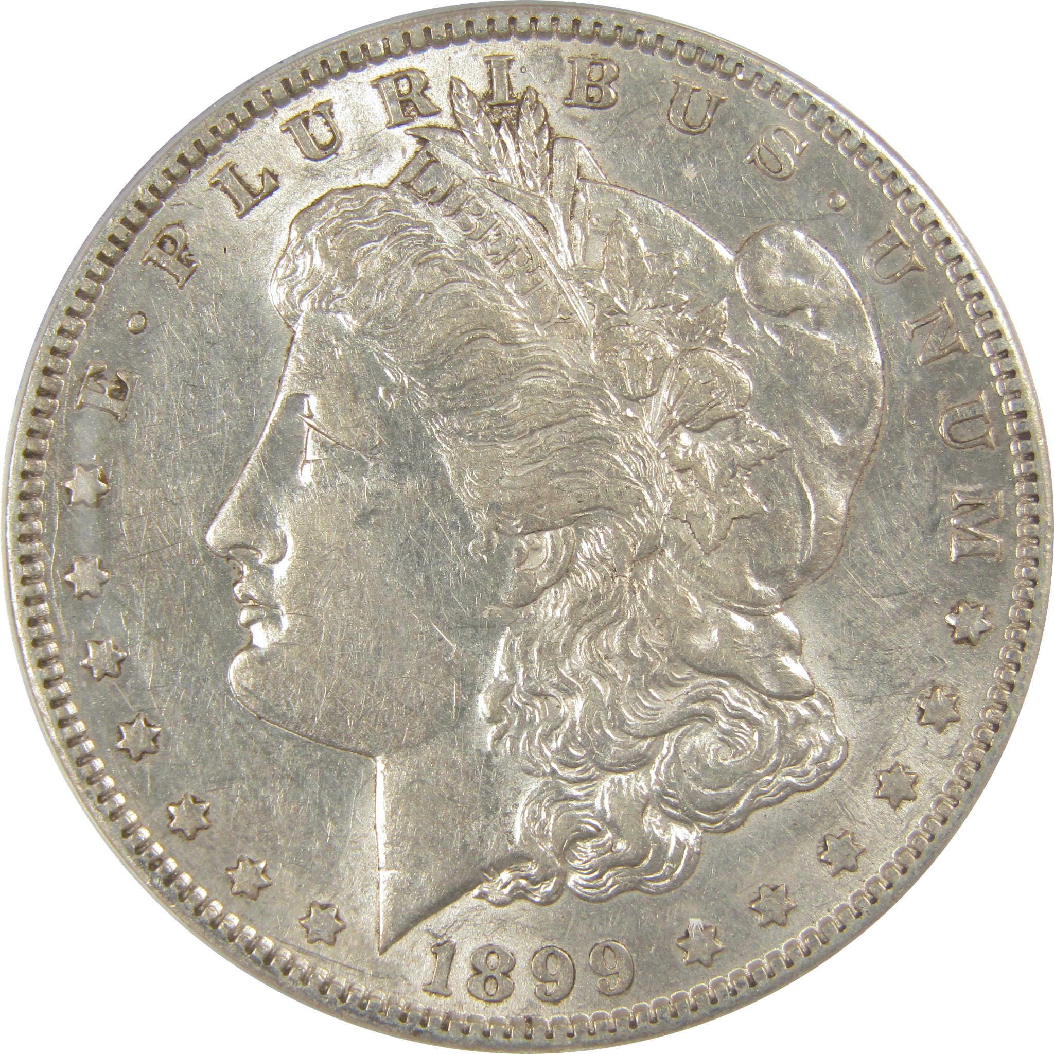1899 S Morgan Dollar AU 55 ANACS Silver $1 Coin SKU:I20422 - Morgan coin - Morgan silver dollar - Morgan silver dollar for sale - Profile Coins &amp; Collectibles