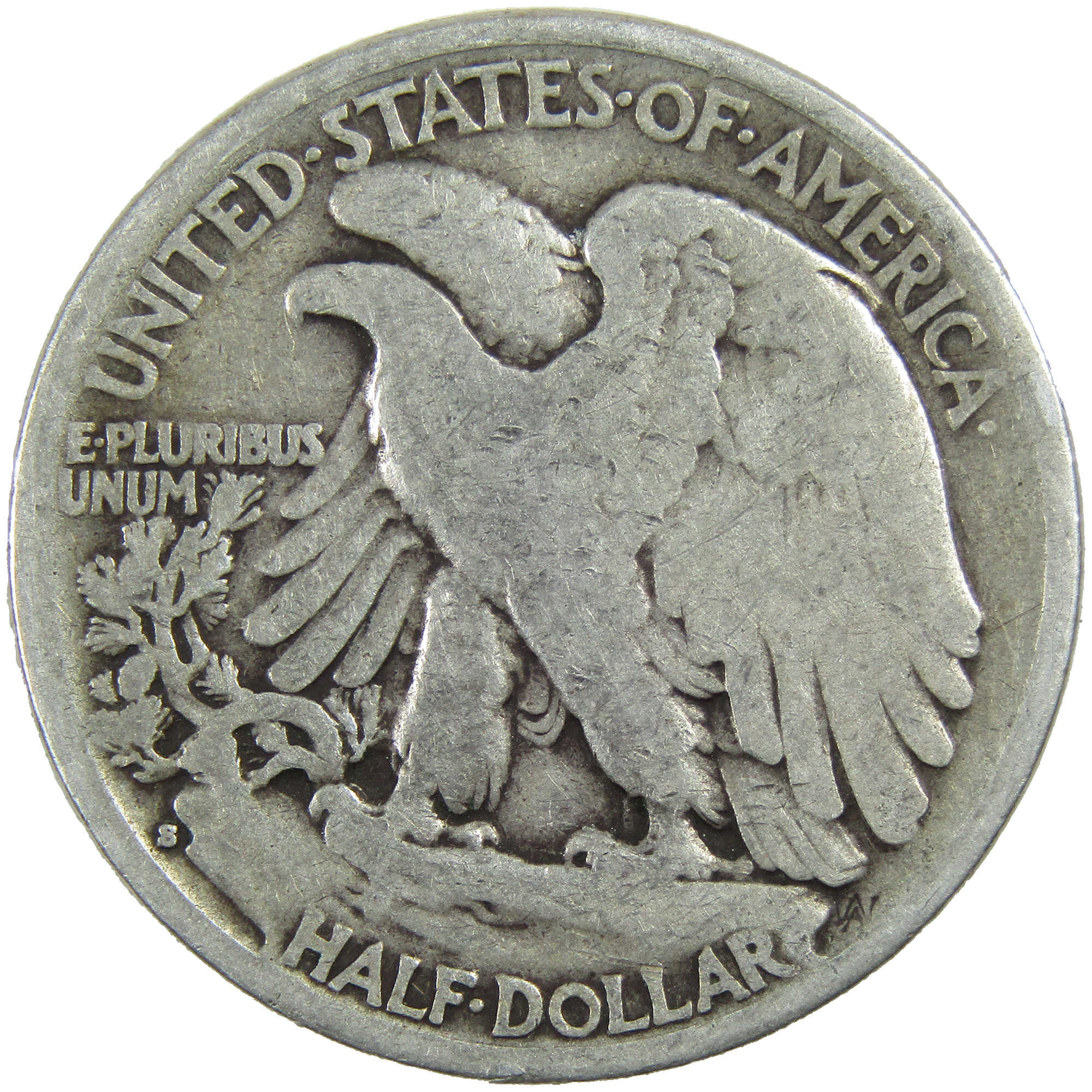 1934 S Liberty Walking Half Dollar AG About Good Silver 50c SKU:I12899