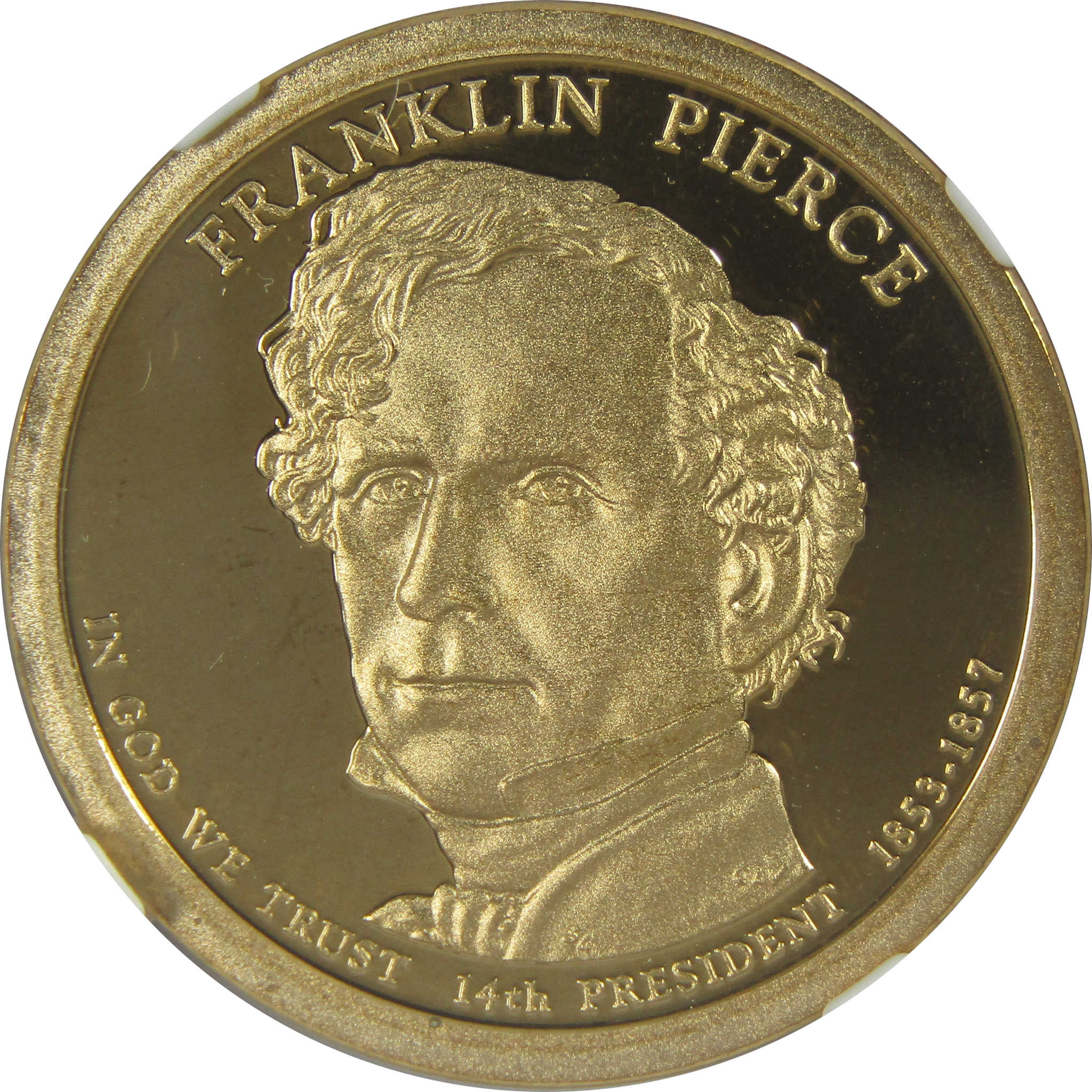 2010 S Franklin Pierce Presidential Dollar PF 69 UCAM NGC SKU:CPC9259