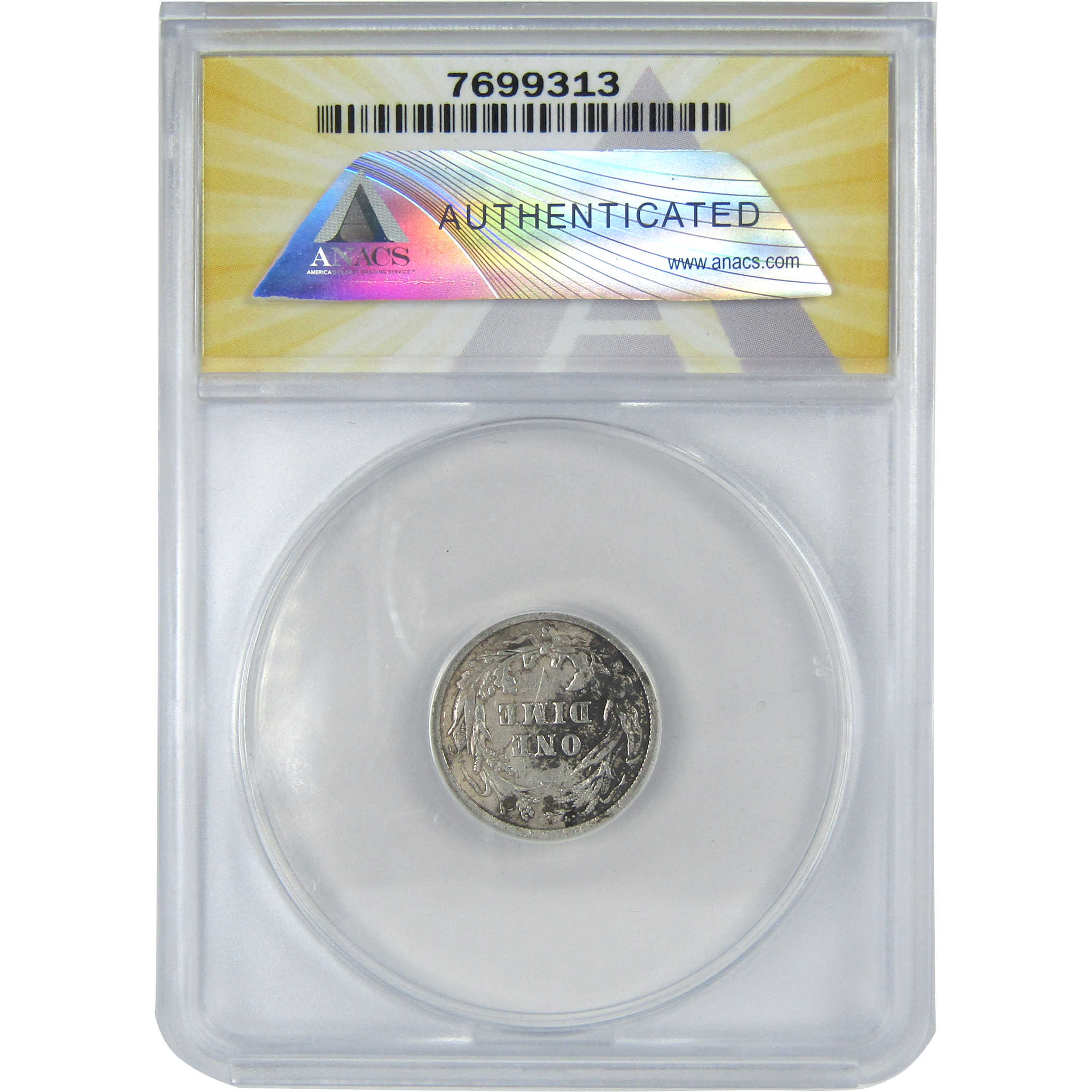 1895 S Barber Dime F 12 Details ANACS Silver 10c Coin SKU:I16114