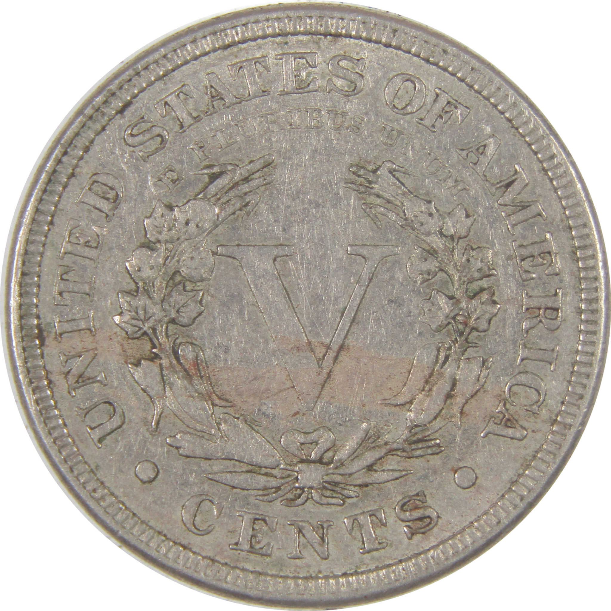 1883 With Cents Liberty Head V Nickel XF EF Extremely Fine SKU:I16841