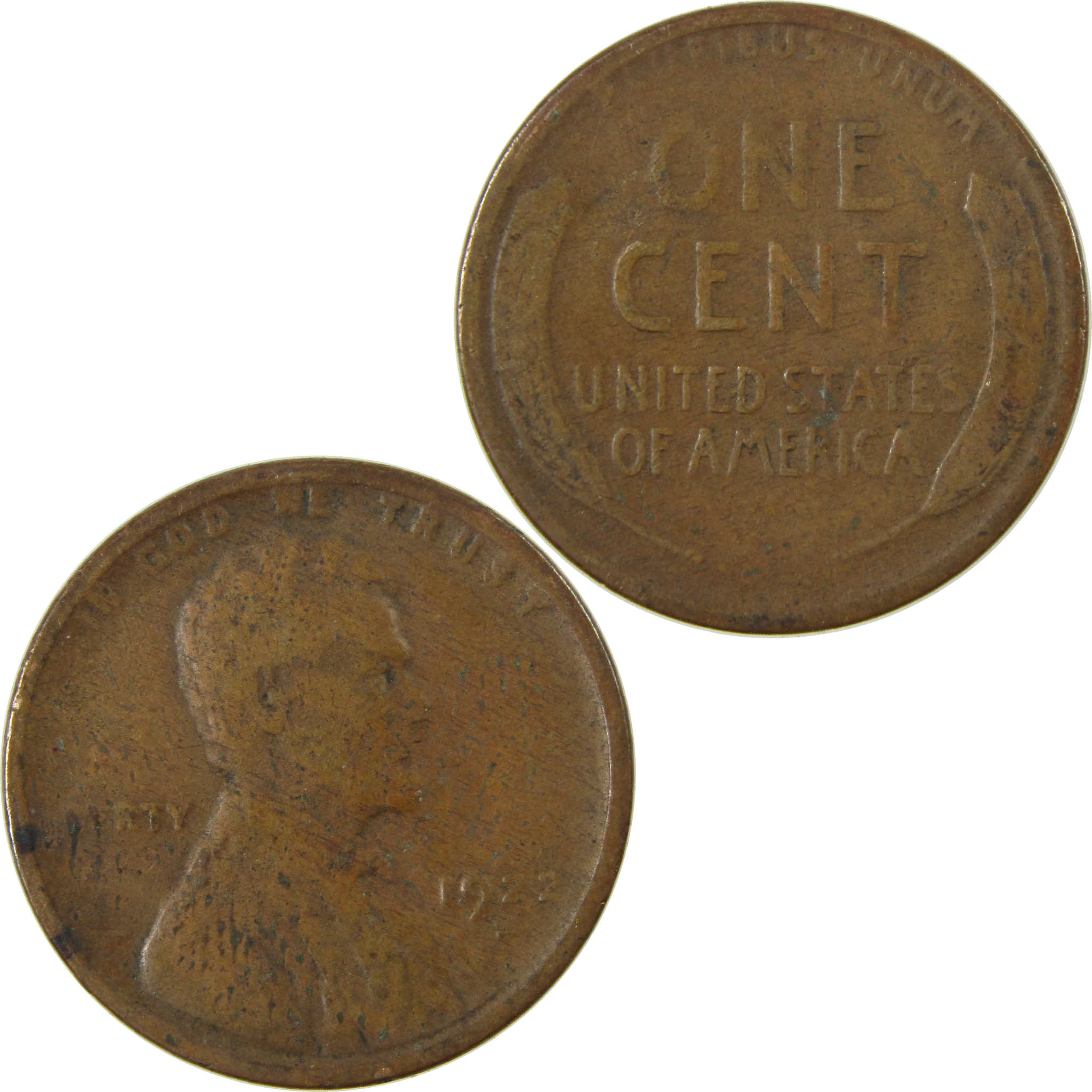 1922 D Lincoln Wheat Cent VG Very Good Details Penny SKU:I26879