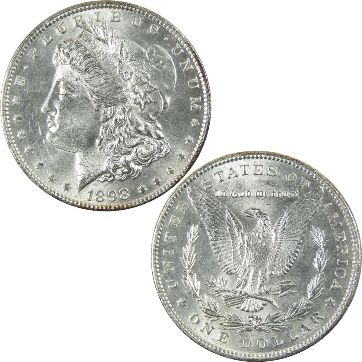 1898 Morgan Silver Dollar CH AU Choice About Uncirculated SKU:CP1685
