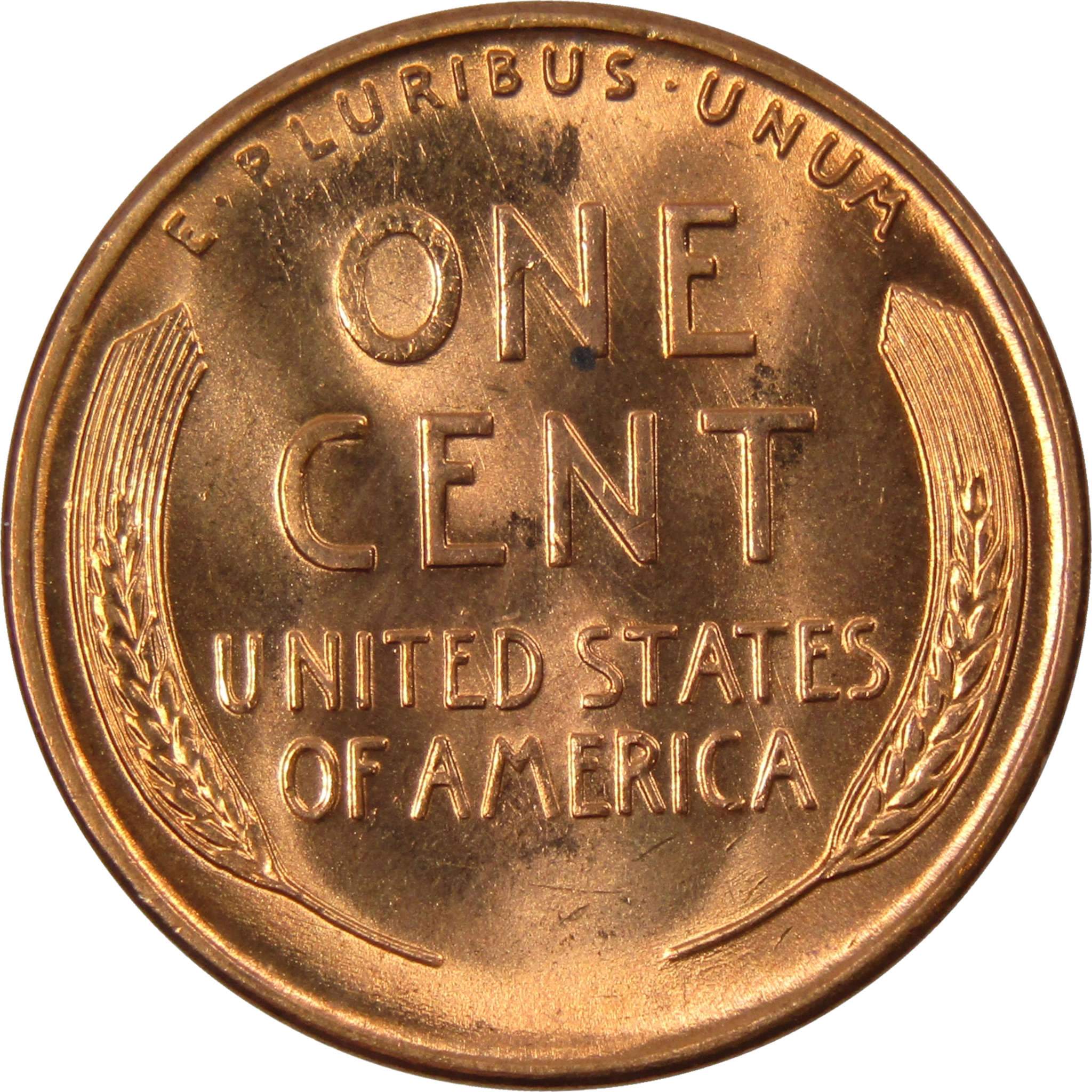 1955 S Lincoln Wheat Cent Uncirculated Mint State Penny 1c Coin