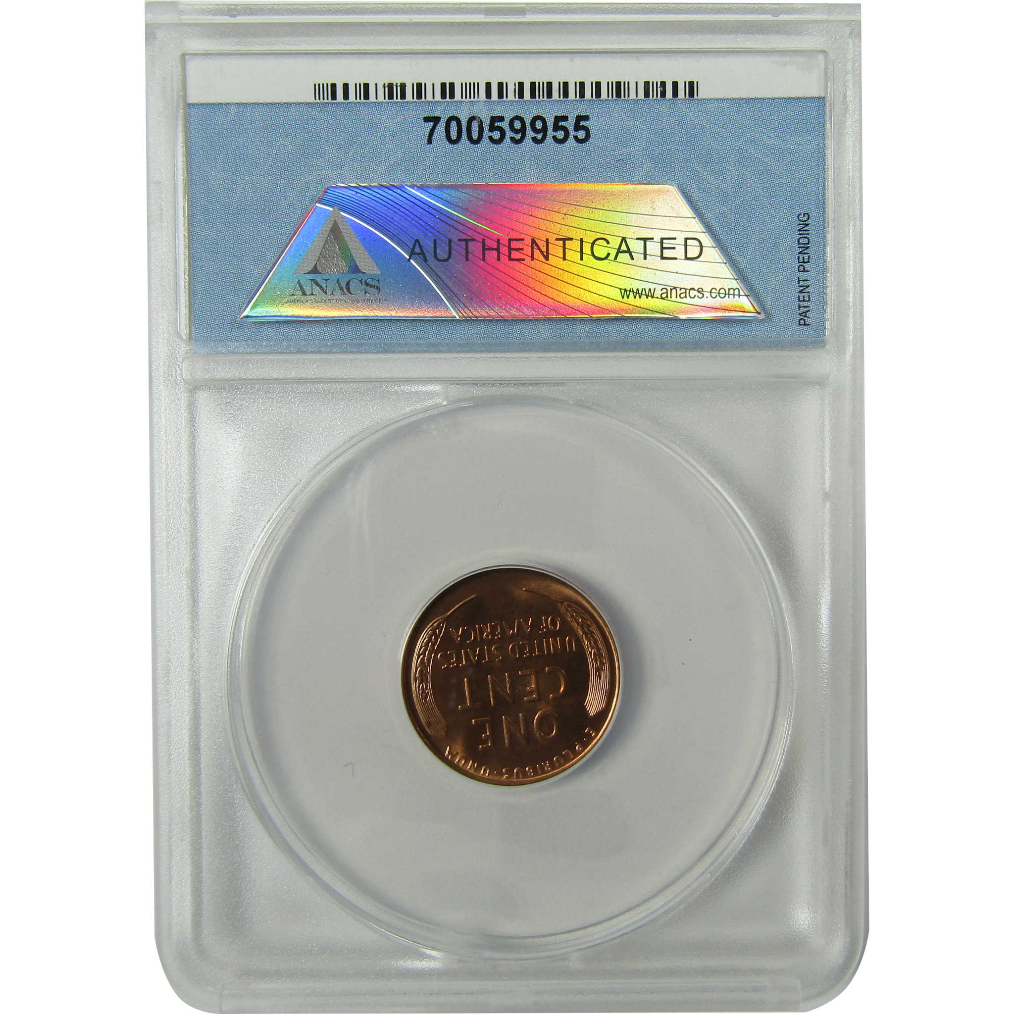 1940 S Lincoln Wheat 1c MS 65 RD ANACS Lamination Error SKU:I28424