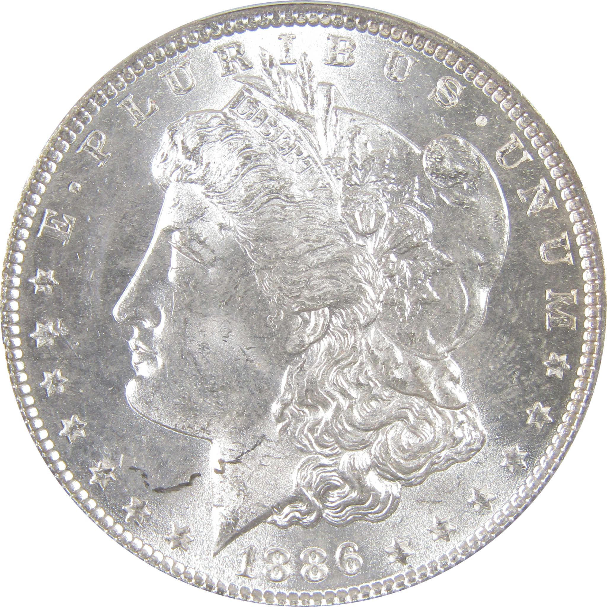1886 Morgan Dollar MS 63 PCGS Silver Uncirculated $1 Coin SKU:I18897 - Morgan coin - Morgan silver dollar - Morgan silver dollar for sale - Profile Coins &amp; Collectibles