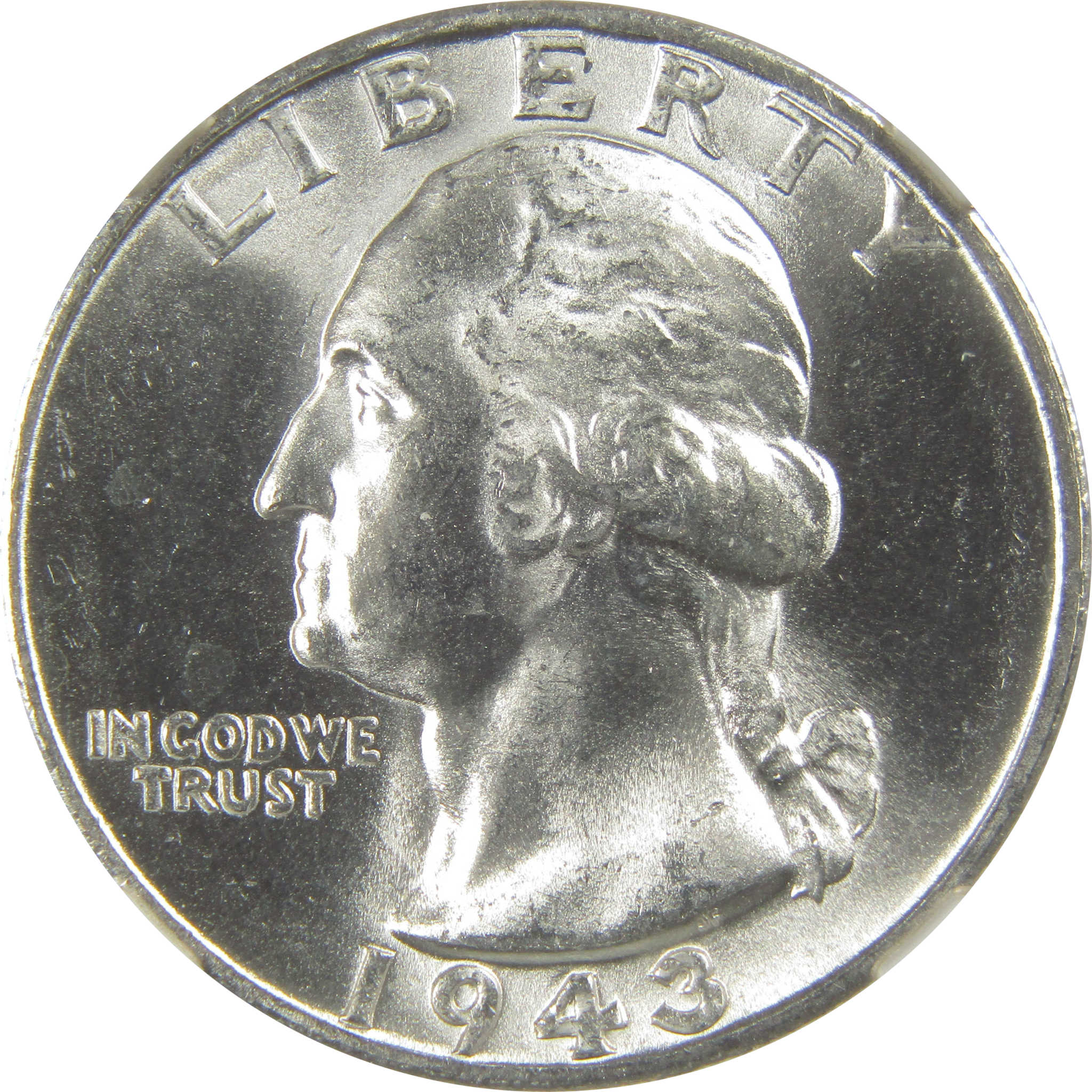 1943 S Washington Quarter MS 65 NGC Silver Bag Fragment SKU:I20619