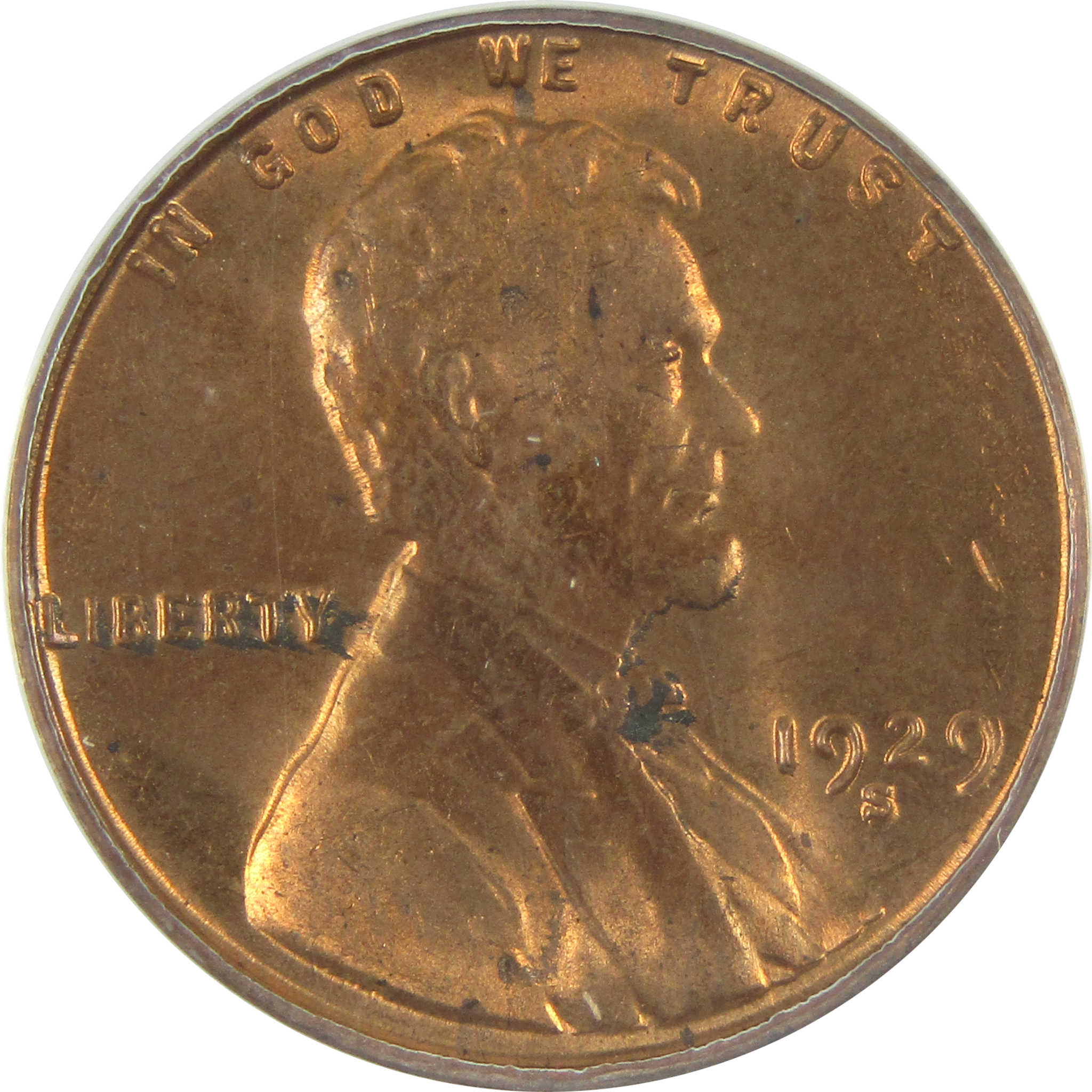 1929 S Lincoln Wheat Cent MS 60 Details ANACS Penny 1c SKU:I14979