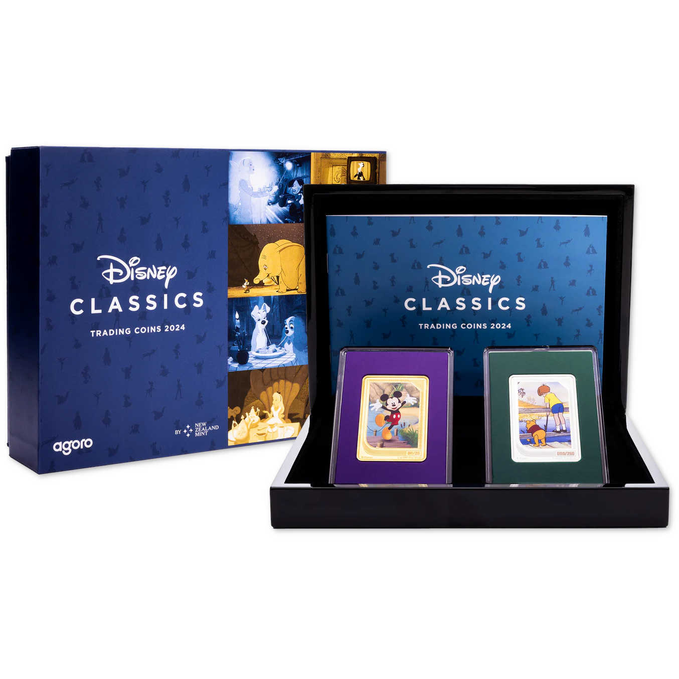 Disney Classics Trading Coins 2024 Sealed 2 Coin Mystery Box SKU:OPC165