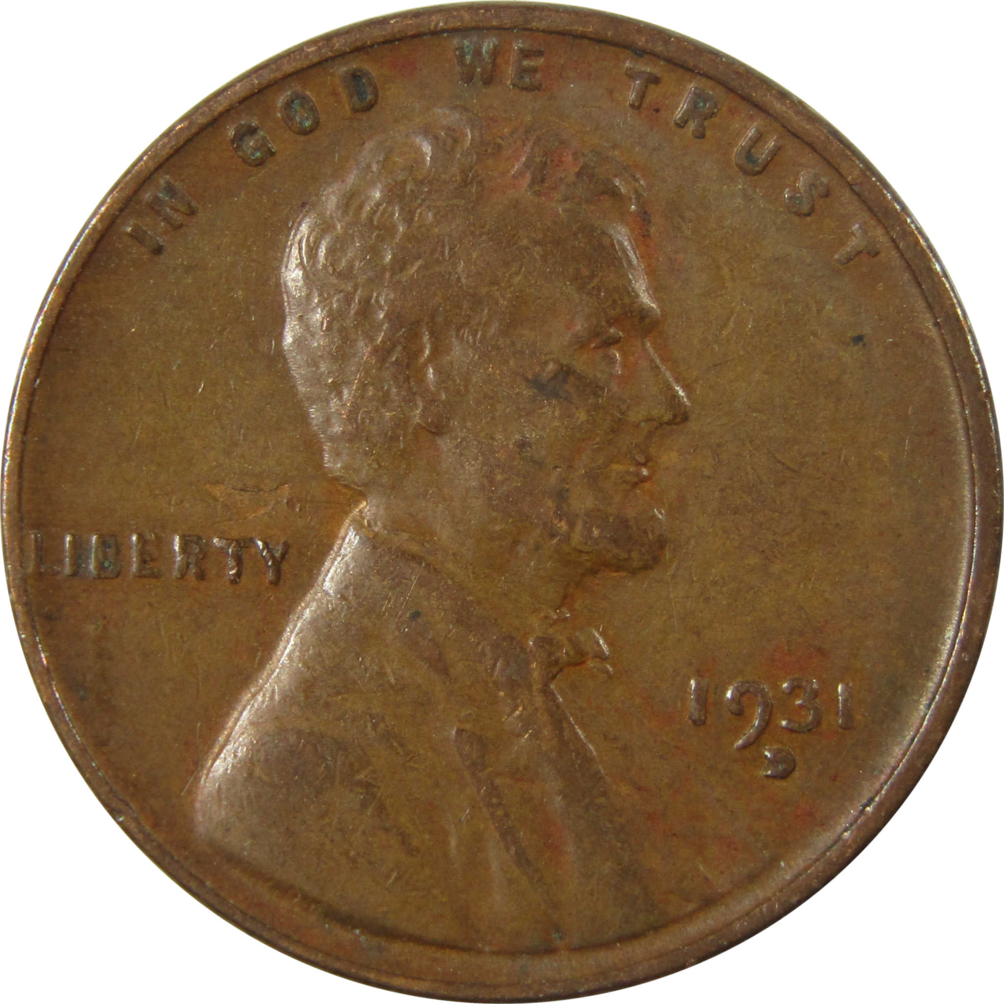1931 D Lincoln Wheat Cent XF EF Extremely Fine Penny SKU:I26704