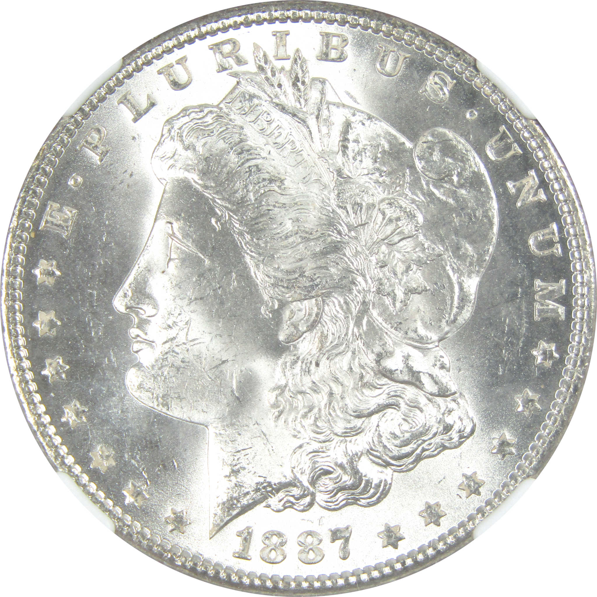 1887 Morgan Dollar MS 64 NGC Silver $1 Uncirculated Coin SKU:I15689 - Morgan coin - Morgan silver dollar - Morgan silver dollar for sale - Profile Coins &amp; Collectibles