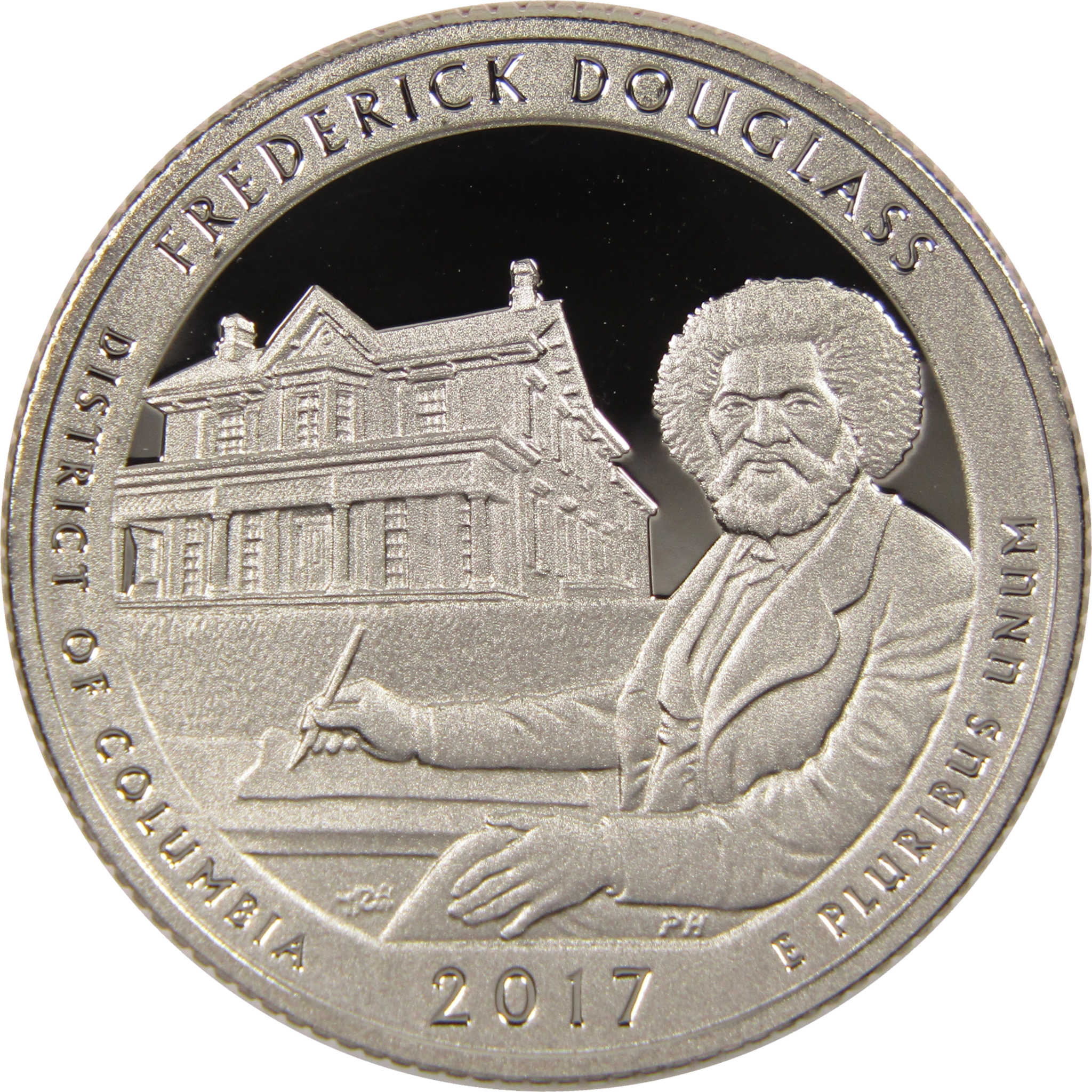 2017 S Frederick Douglass NHS National Park Quarter Choice Proof Clad