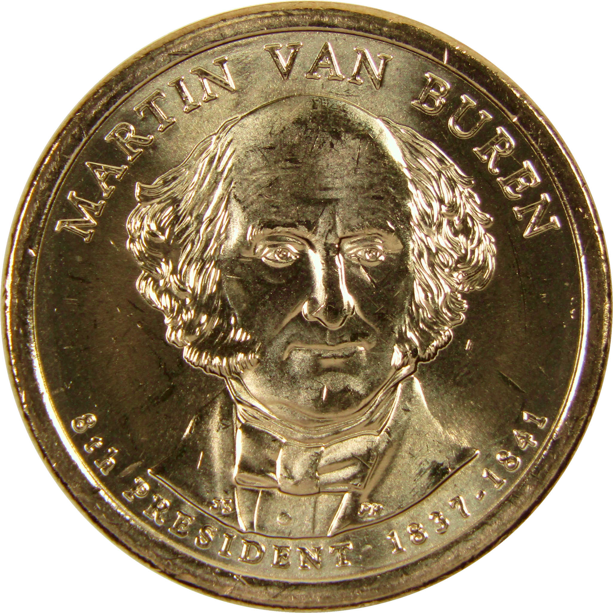 2008 D Martin Van Buren Presidential Dollar BU Uncirculated $1 Coin
