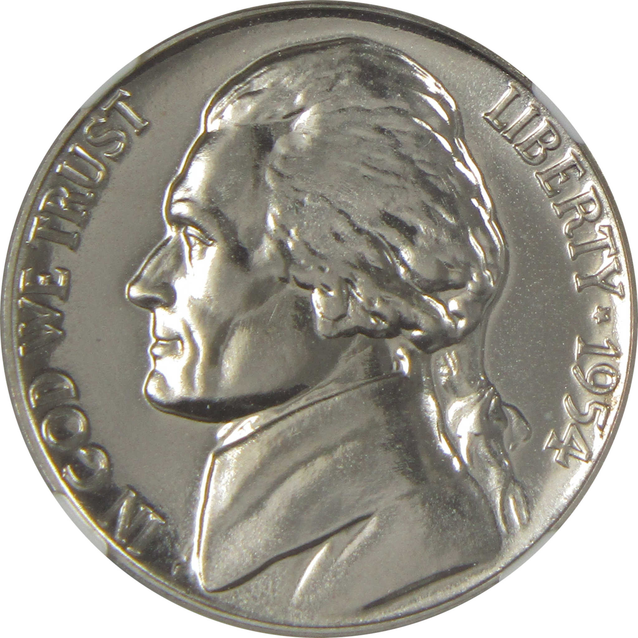 1954 Jefferson Nickel PF 69 NGC Proof 5c Coin SKU:I20632