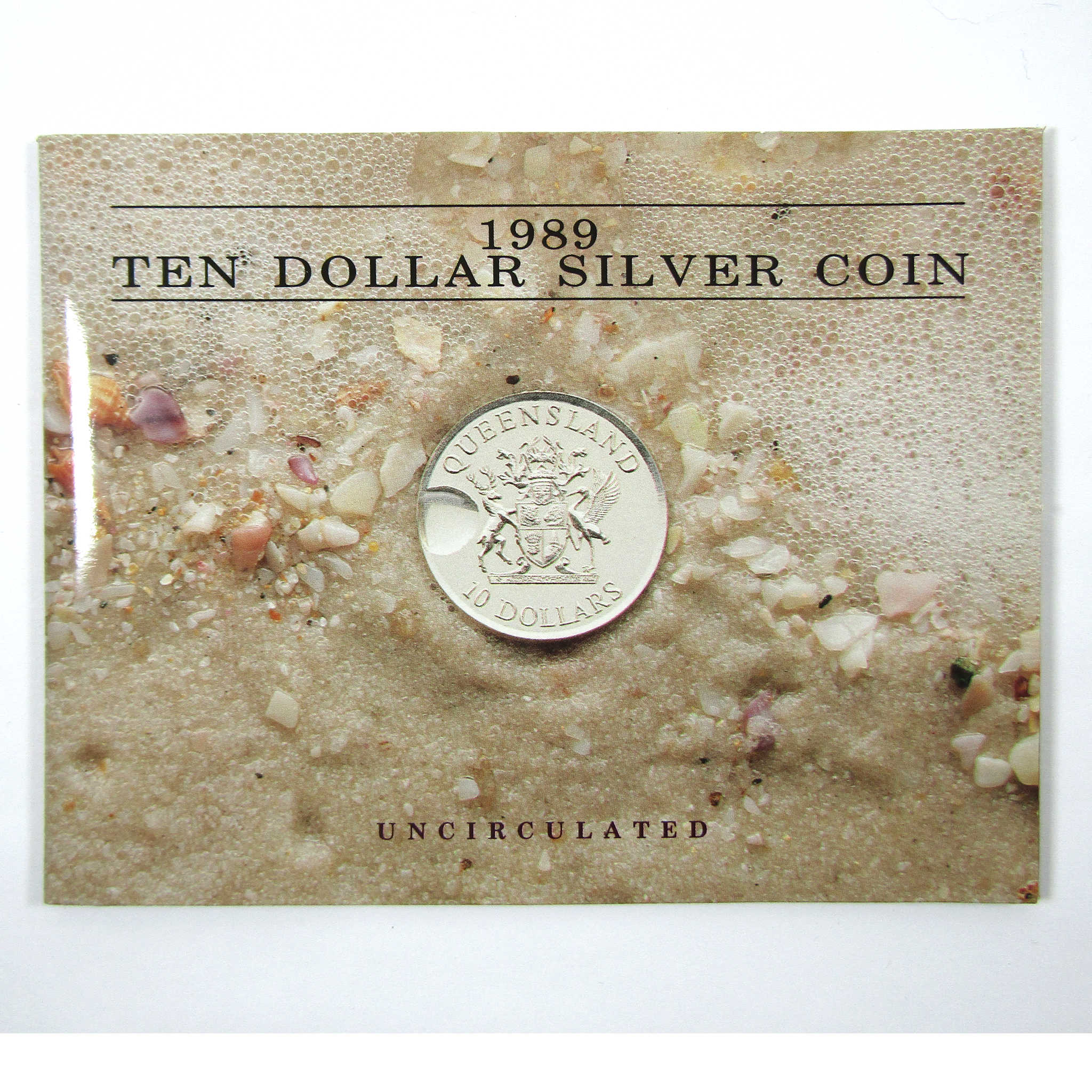 1989 Australia Queensland 20 g .925 Silver $10 SKU:CPC6226