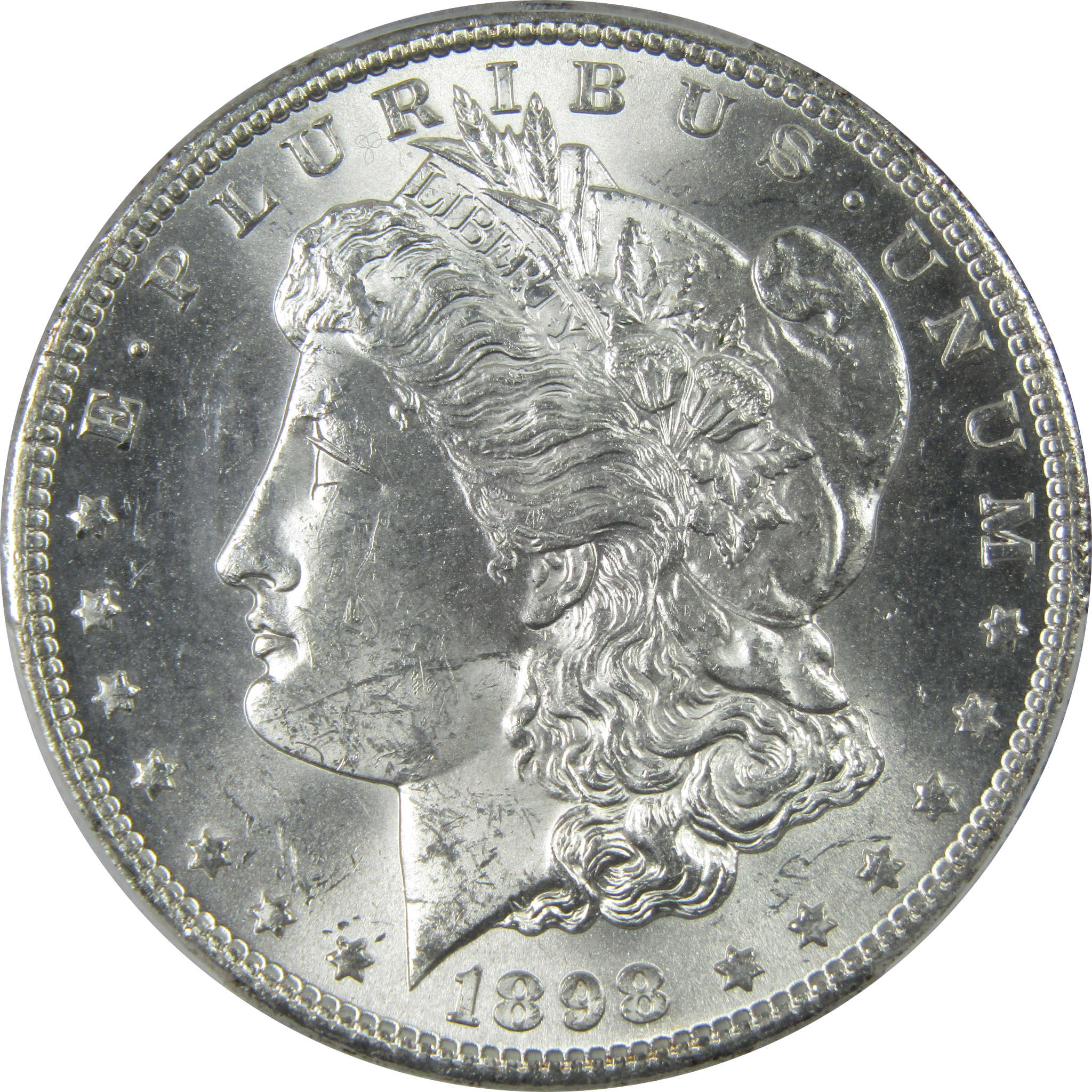 1898 S Morgan Dollar MS 63 PCGS Silver $1 Uncirculated Coin SKU:I15116 - Morgan coin - Morgan silver dollar - Morgan silver dollar for sale - Profile Coins &amp; Collectibles