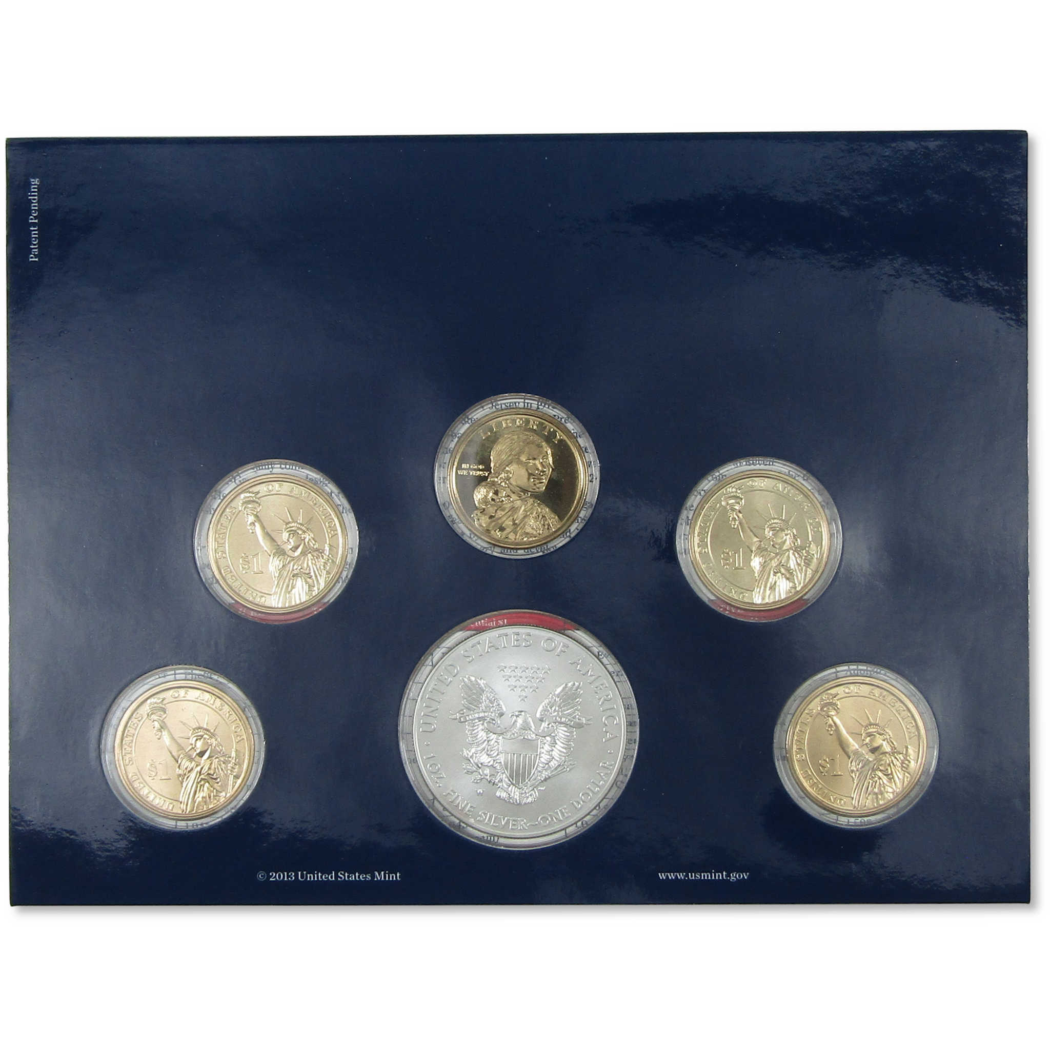 2013 U.S. Mint Annual Uncirculated Dollar Coin Set OGP COA SKU:CPC3847