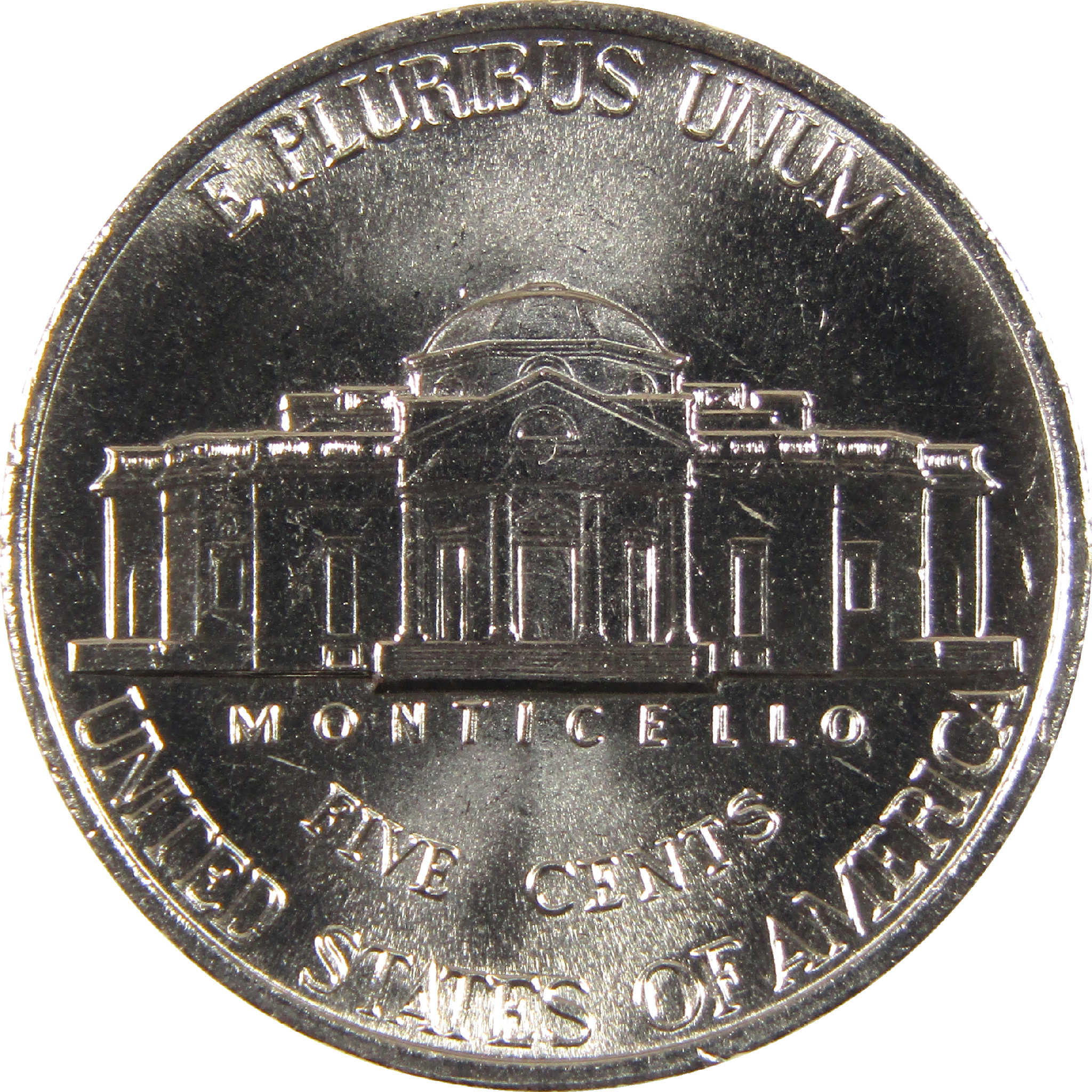1996 D Jefferson Nickel Uncirculated 5c Coin